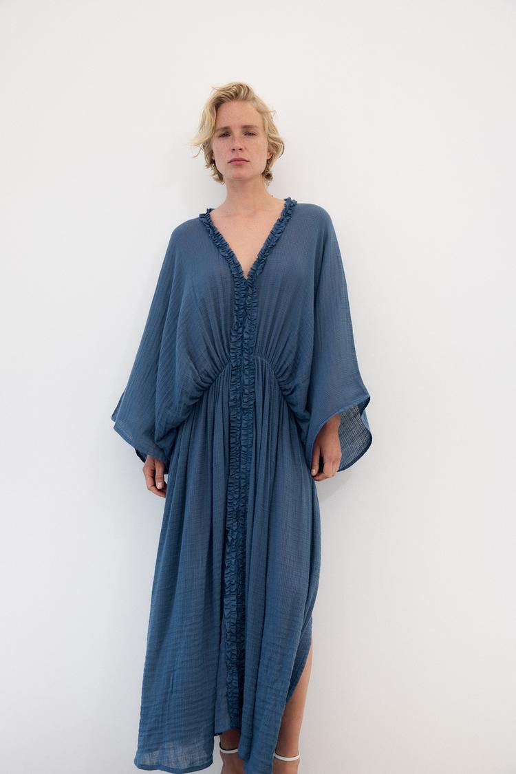 COTTON KAFTAN DRESS