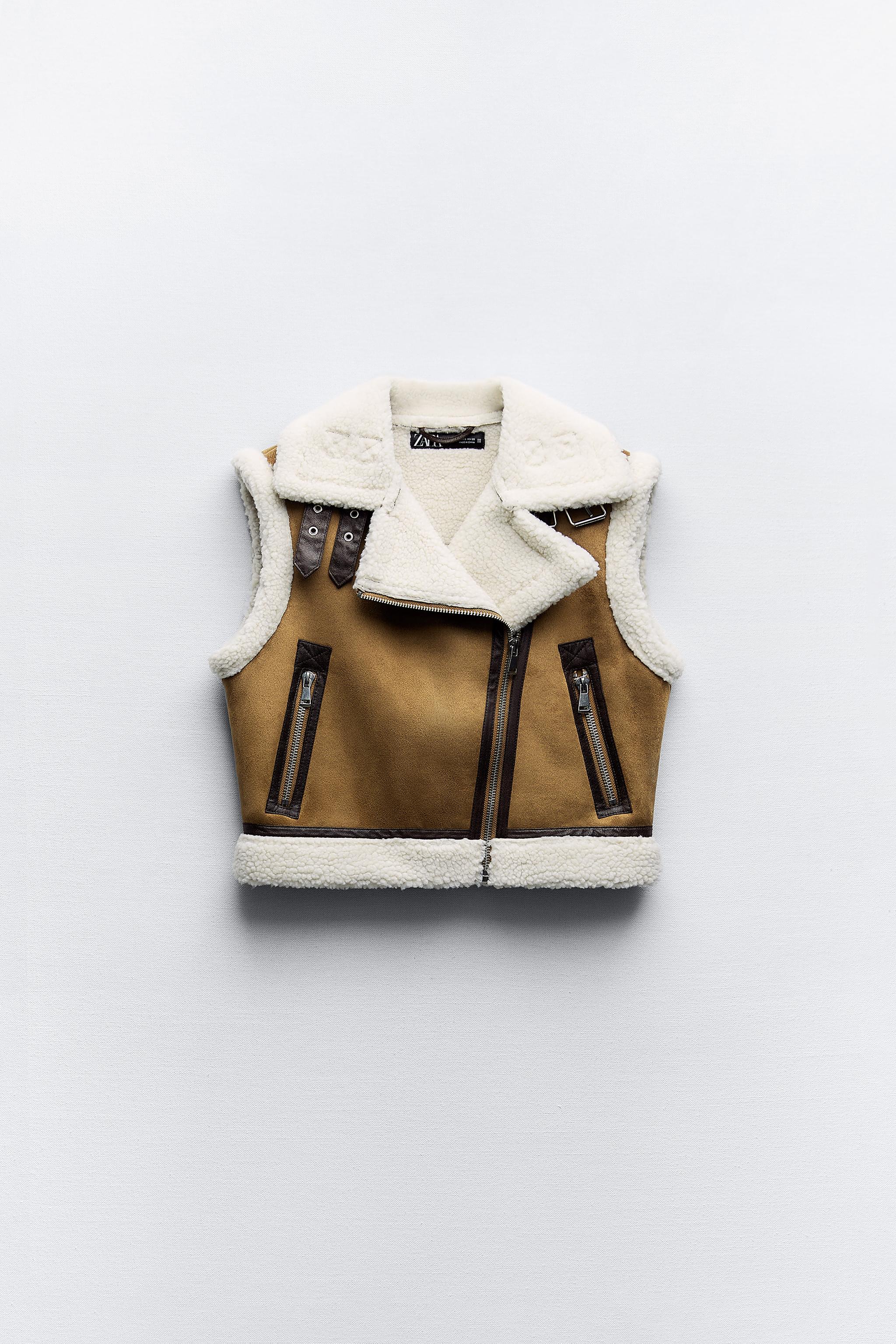 cropped double faced jacket zara