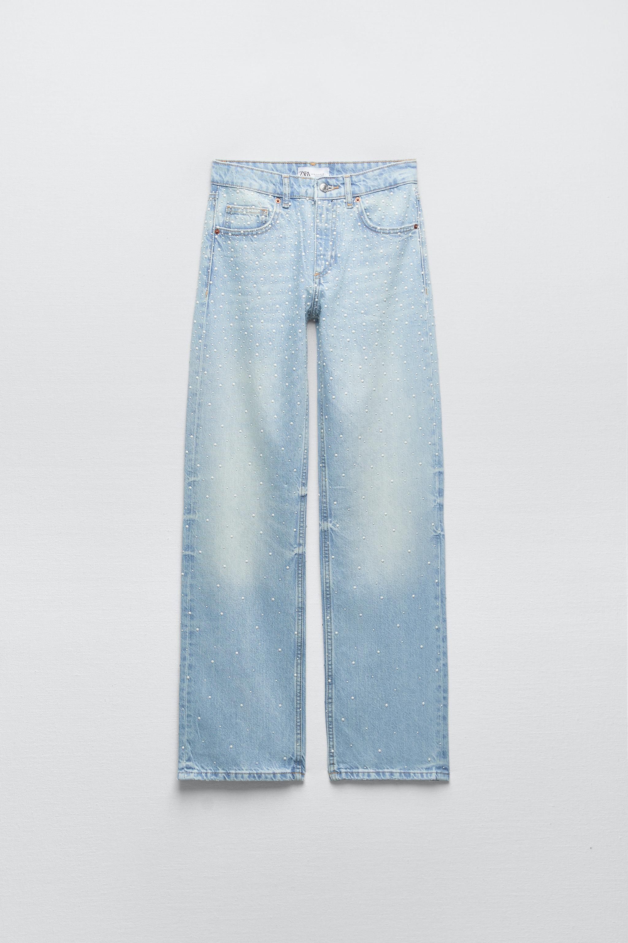 Zara PEARL TRF WIDE LEG JEANS | Mall of America® Zara PEARL TRF WIDE LEG JEANS | Mall of America®