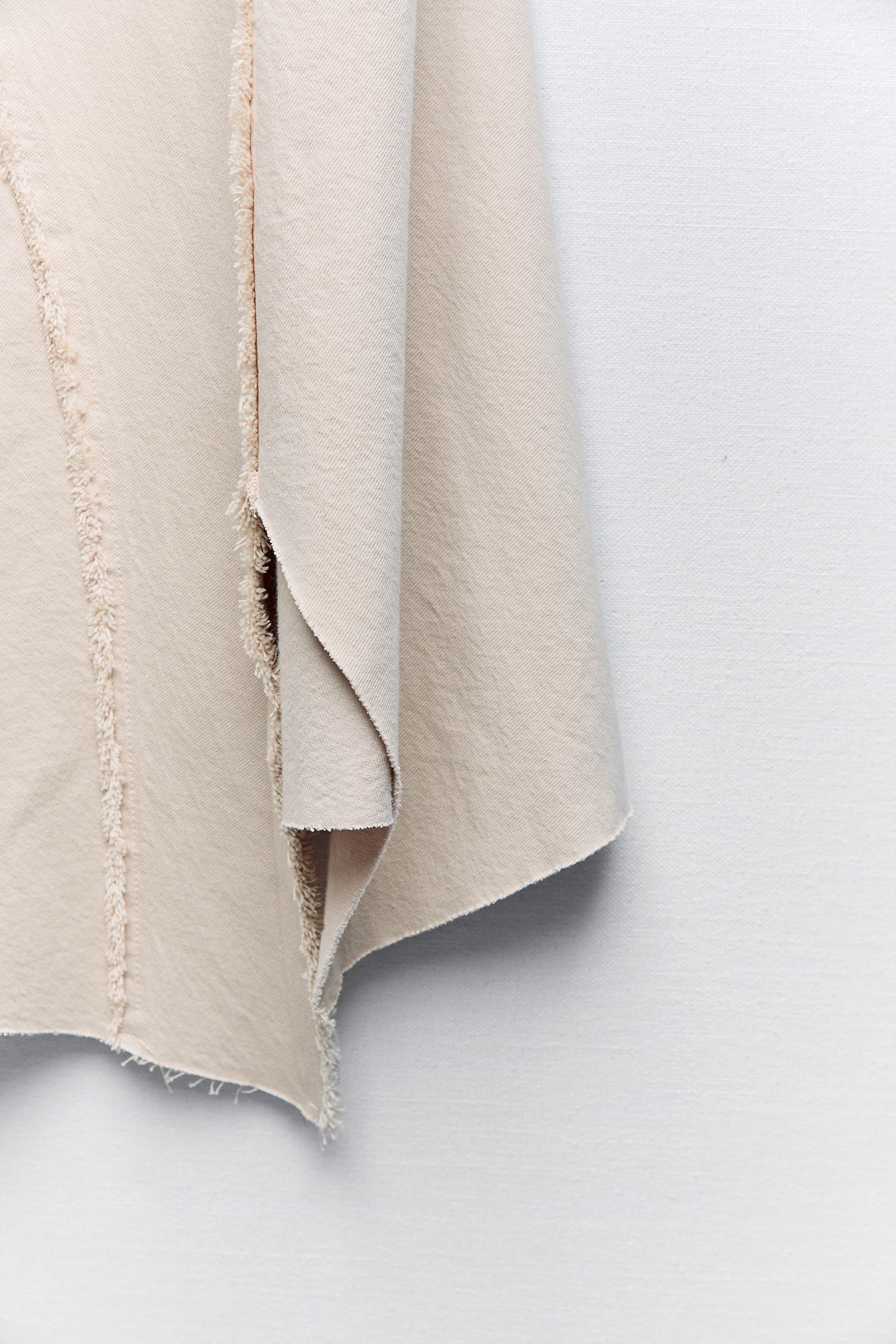 Zara ZW FRAYED ASYMMETRIC SKIRT | Mall of America®