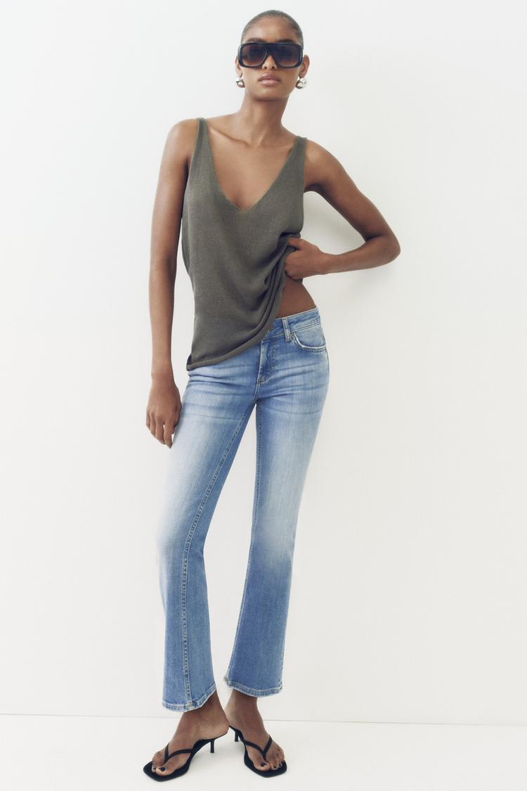 ZW SLIM LOW-RISE CROPPED JEANS