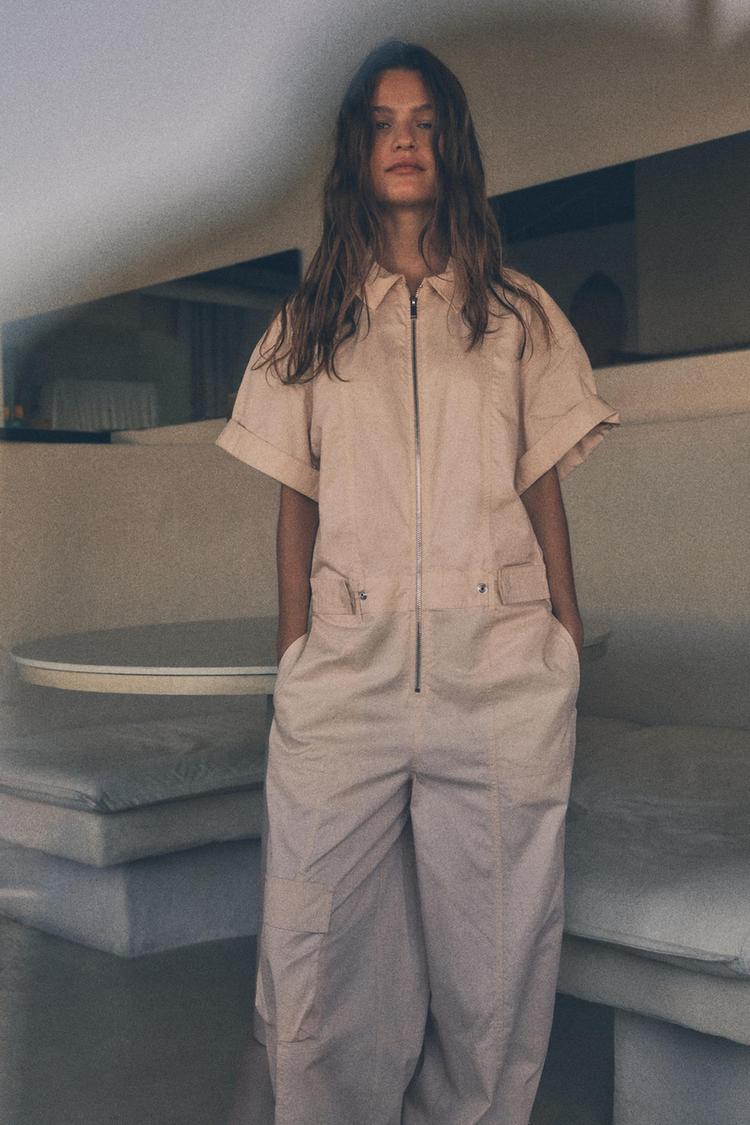 GABARDINE JUMPSUIT