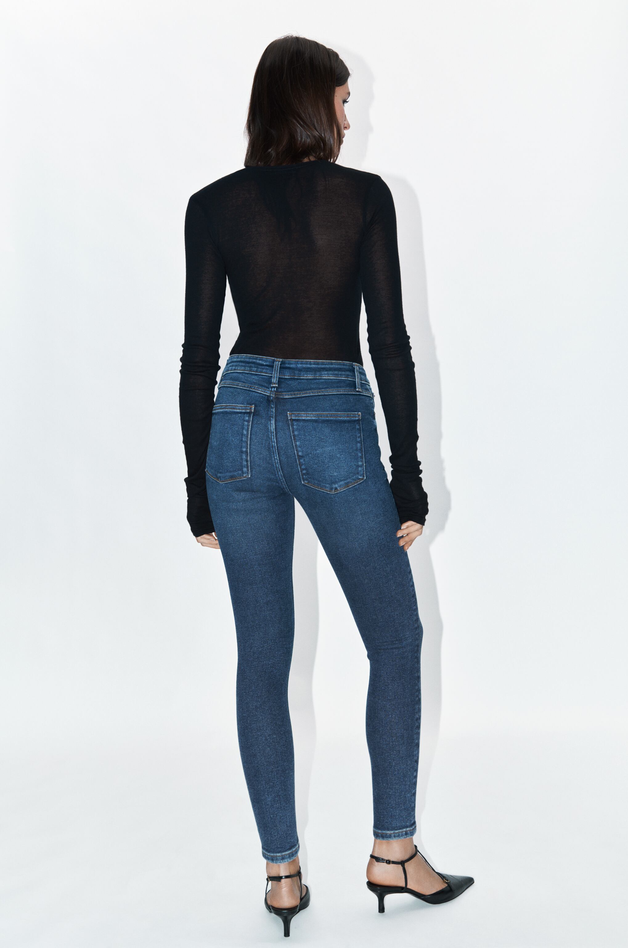 ZW MID-RISE ‘80S SKINNY JEANS