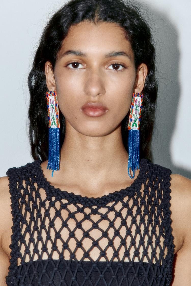 BEADED EARRINGS