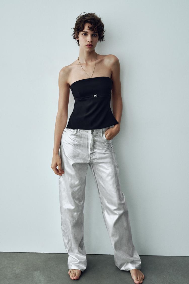STRAPLESS TOP