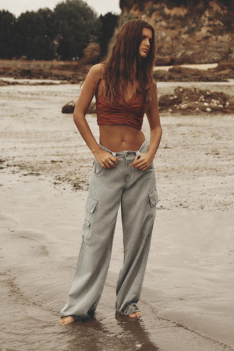 CUTWORK EMBROIDERY CROP TOP