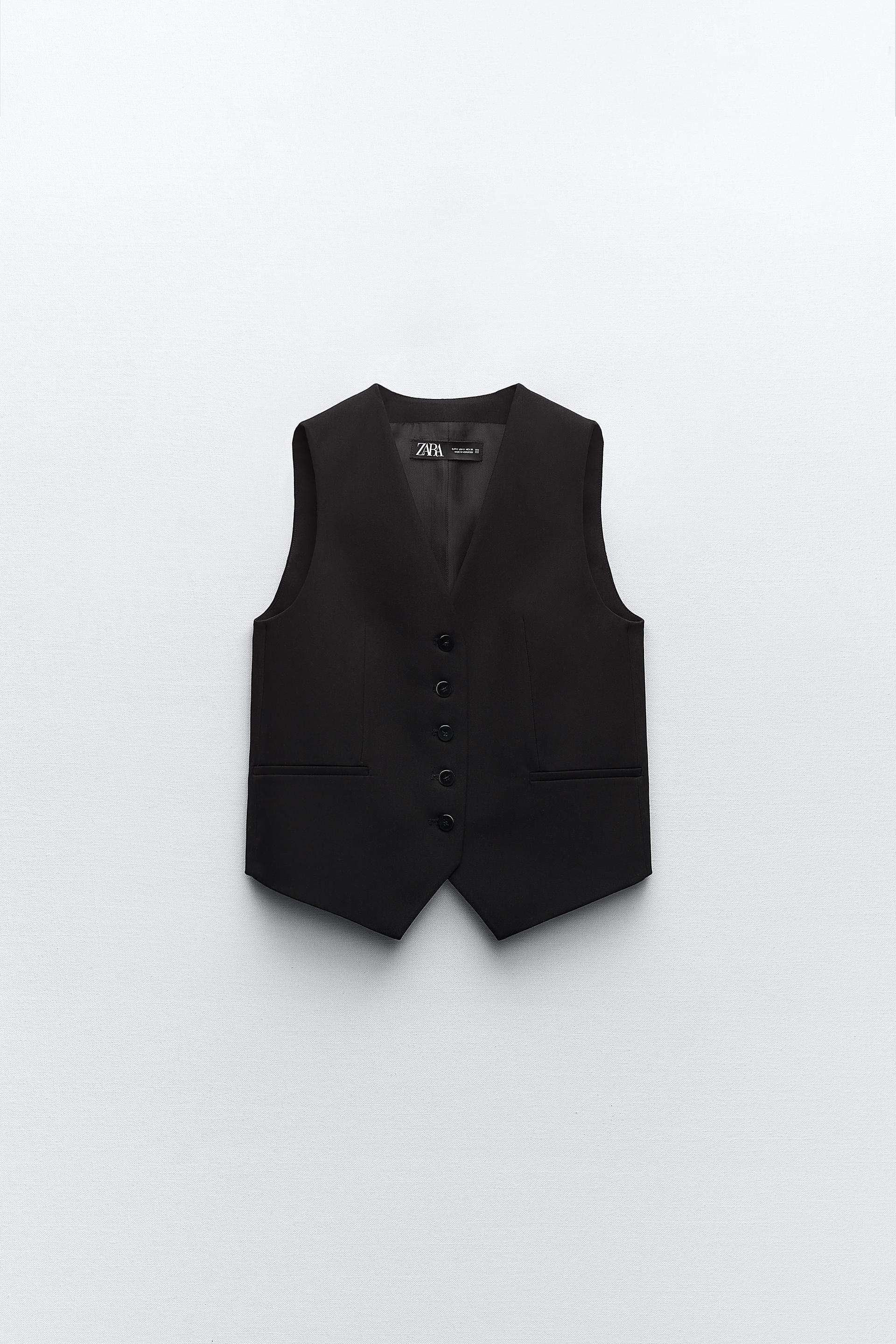 TAILORED WAISTCOAT Black ZARA Saudi Arabia