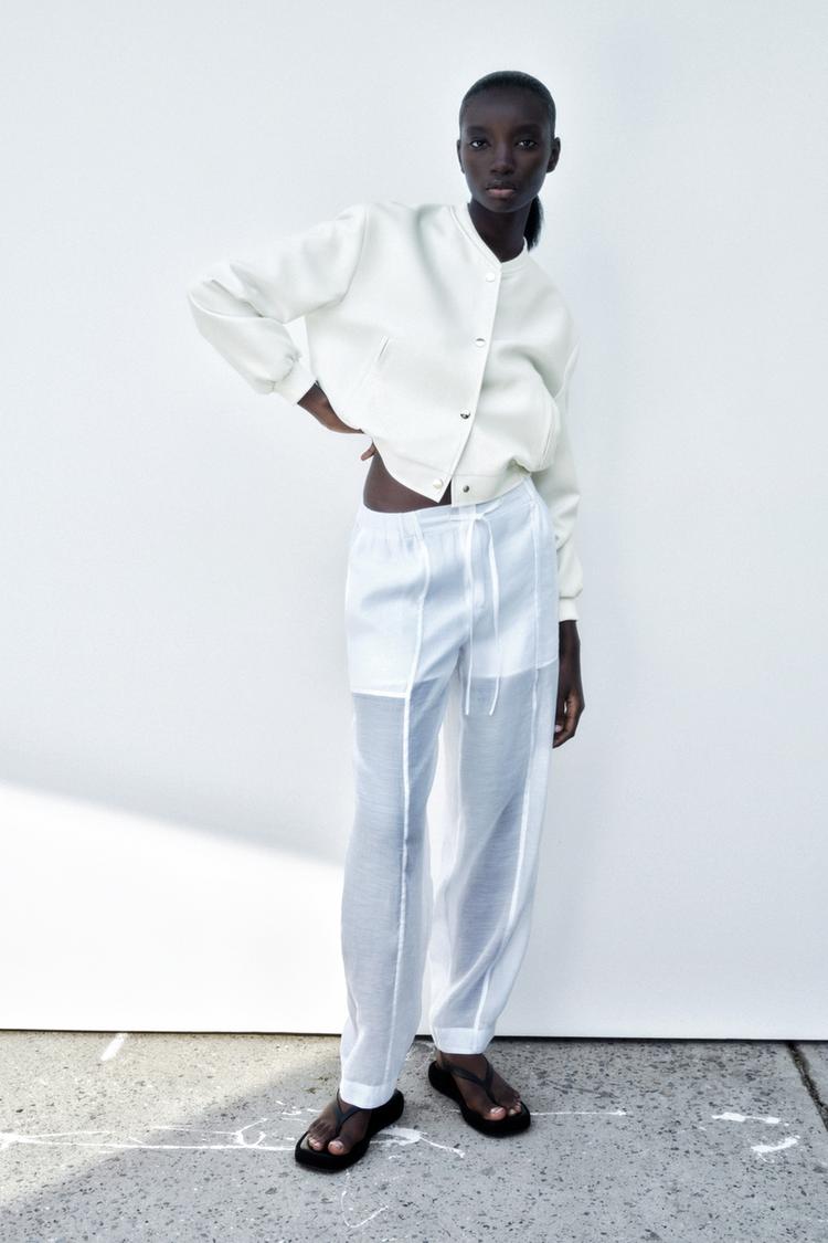 CROPPED BOMBER JACKET