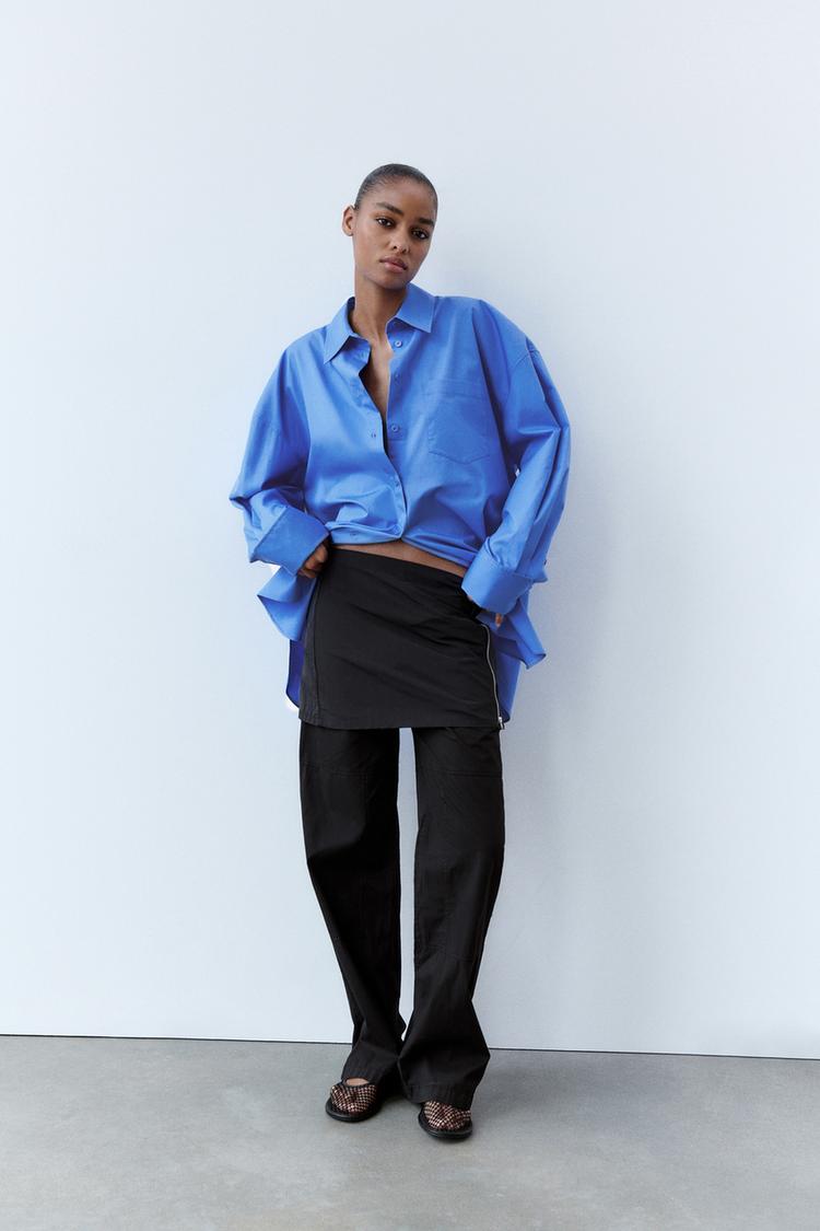 SHORT SKIRT WITH SIDE ZIP