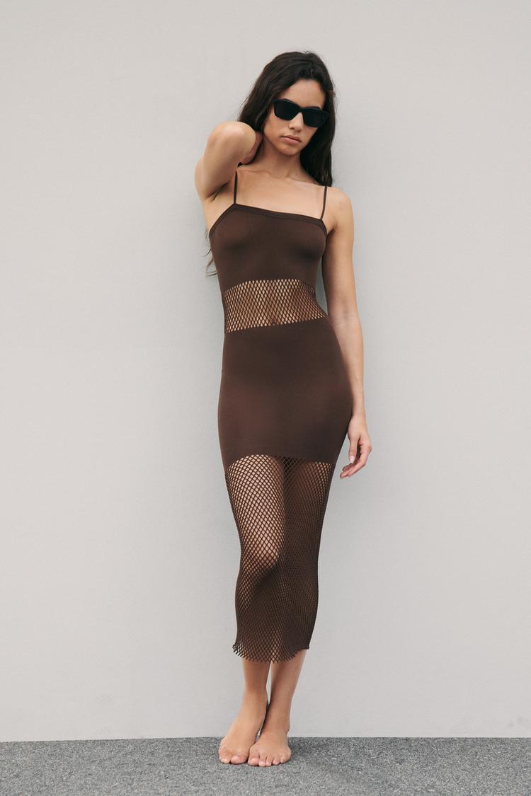 SEAMLESS MESH DRESS