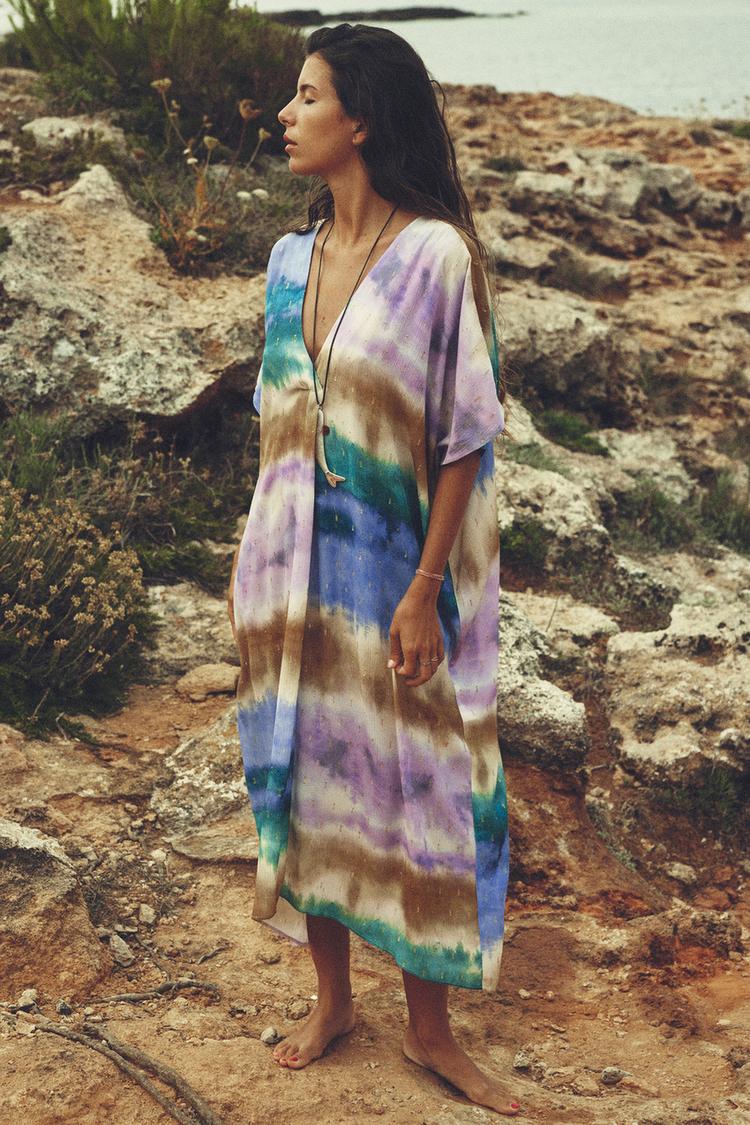 TIE-DYE TUNIC DRESS