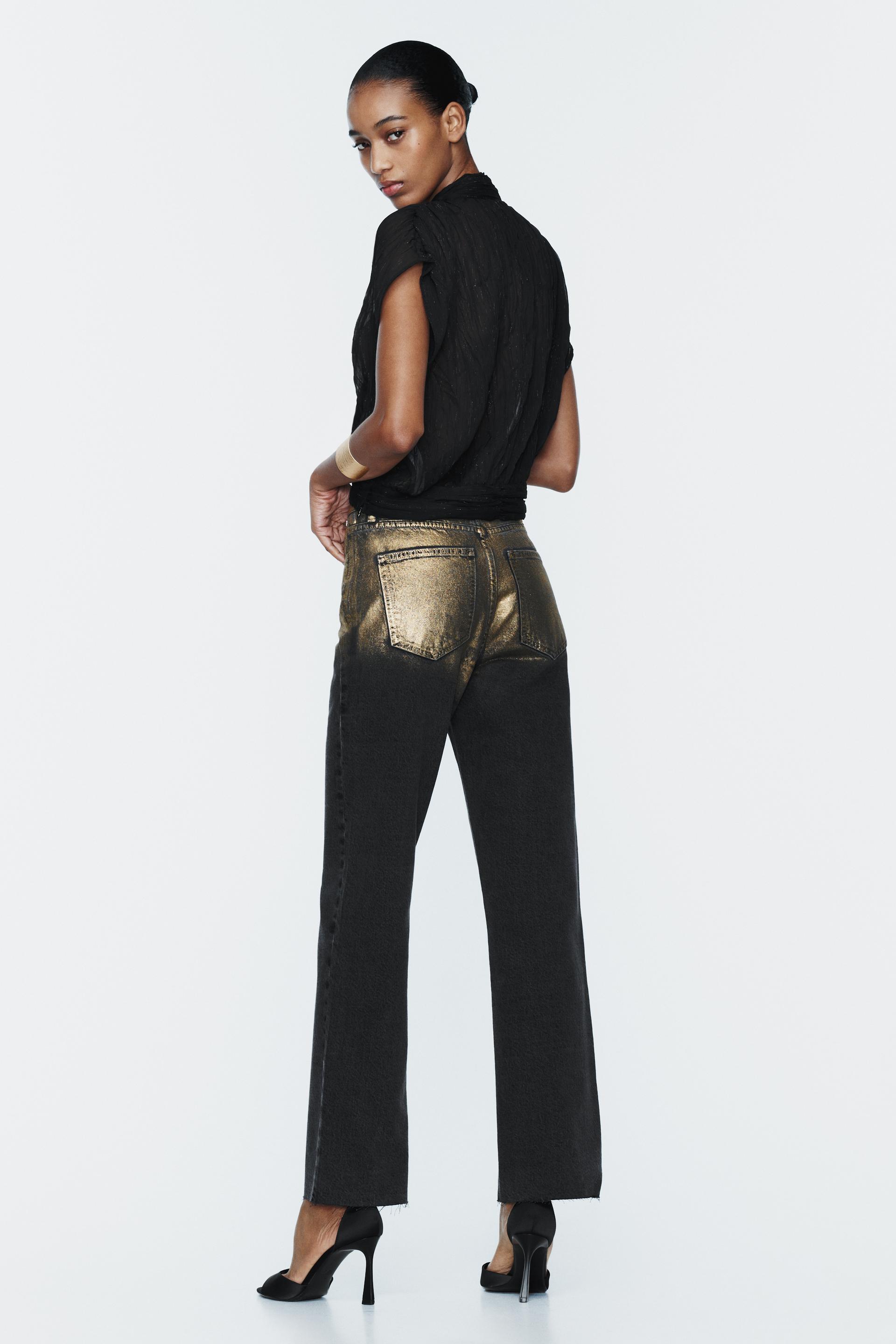 Zara Tied Metallic Thread Top - Big Apple Buddy