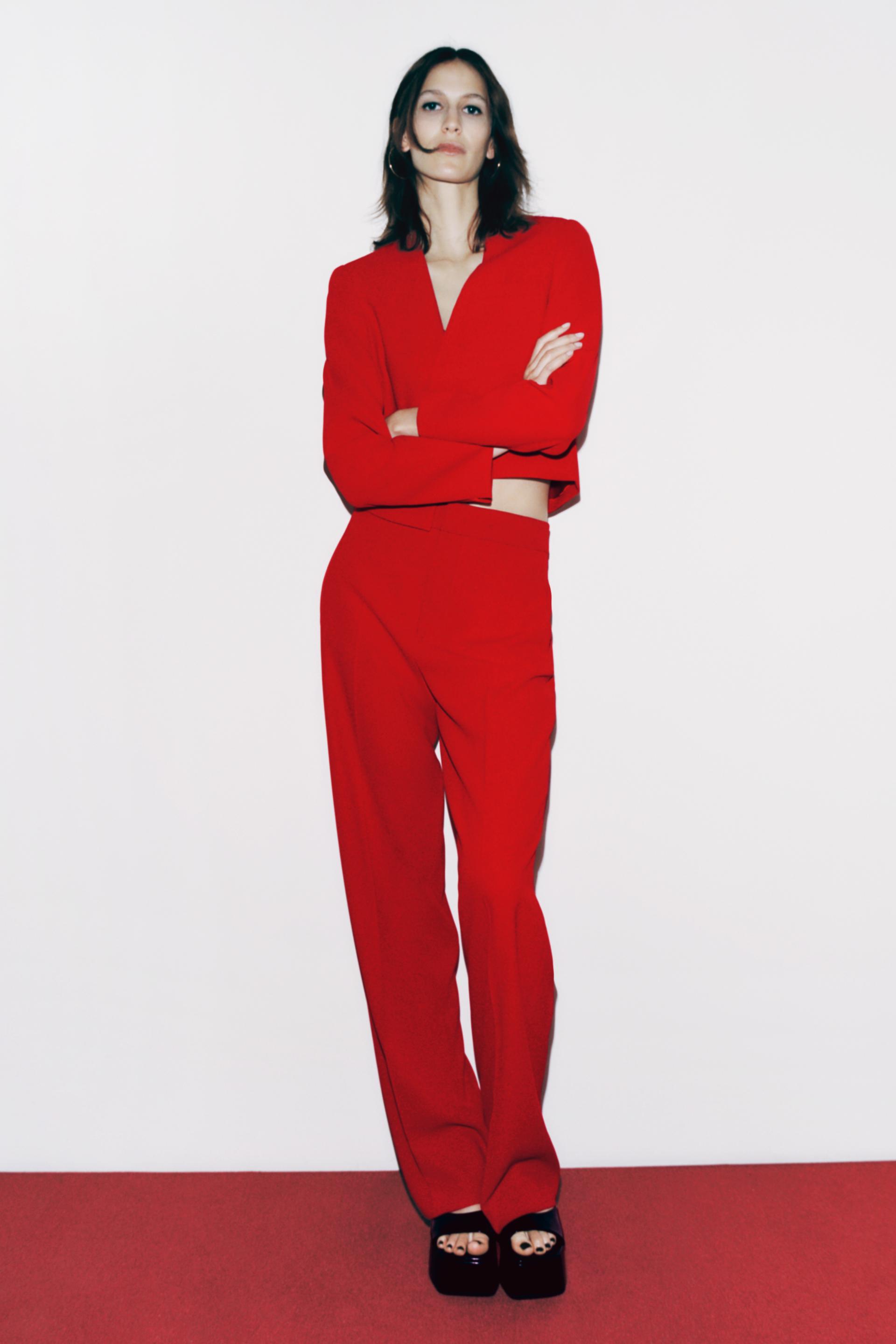 LAPELLESS SHORT BLAZER Bright Red ZARA Cambodia diet-plan-for-6-10-year-old-kids-youtube