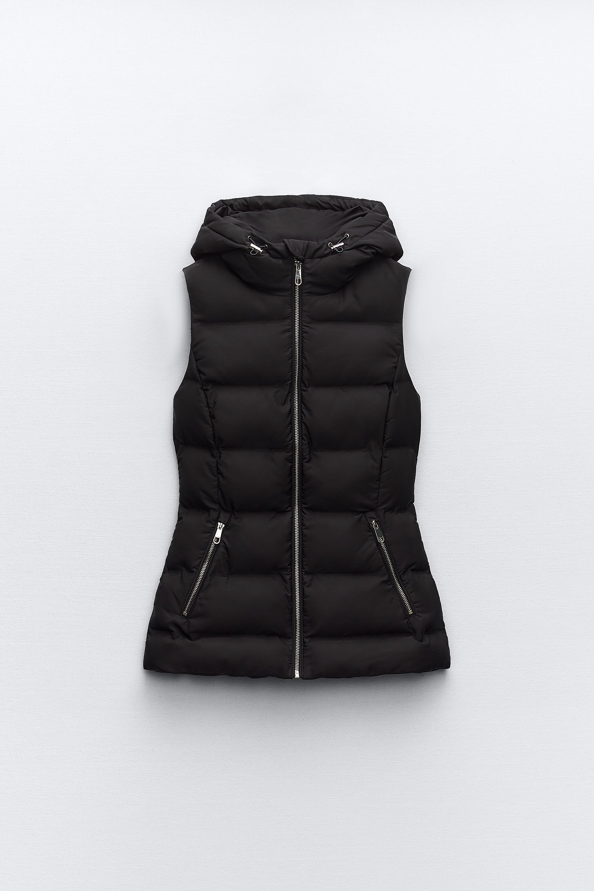 WATER AND WIND PROTECTION FITTED PUFFER VEST