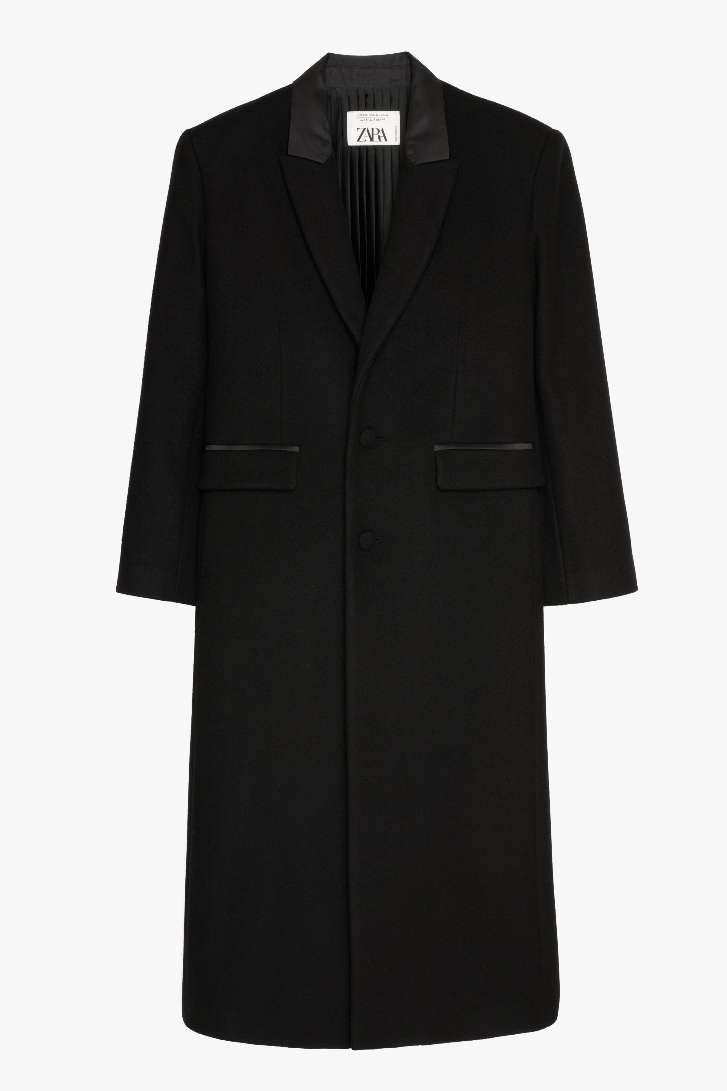 Zara WOOL COAT WITH PLEATED LINING LIMITED EDITION | Mall of America®