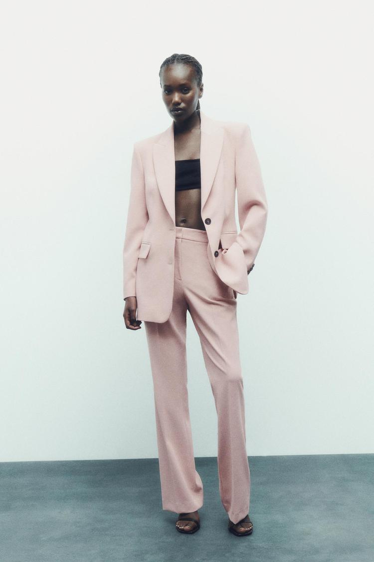 FULL LENGTH FLARE TROUSERS