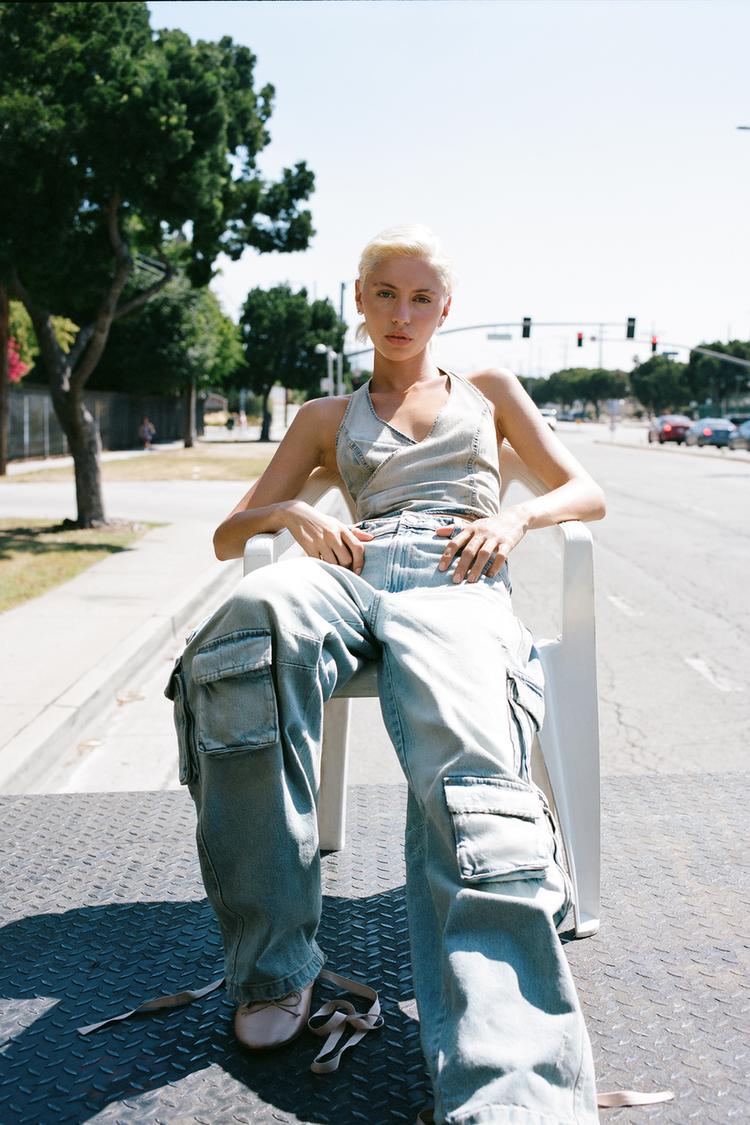 MID-RISE TRF CARGO JEANS