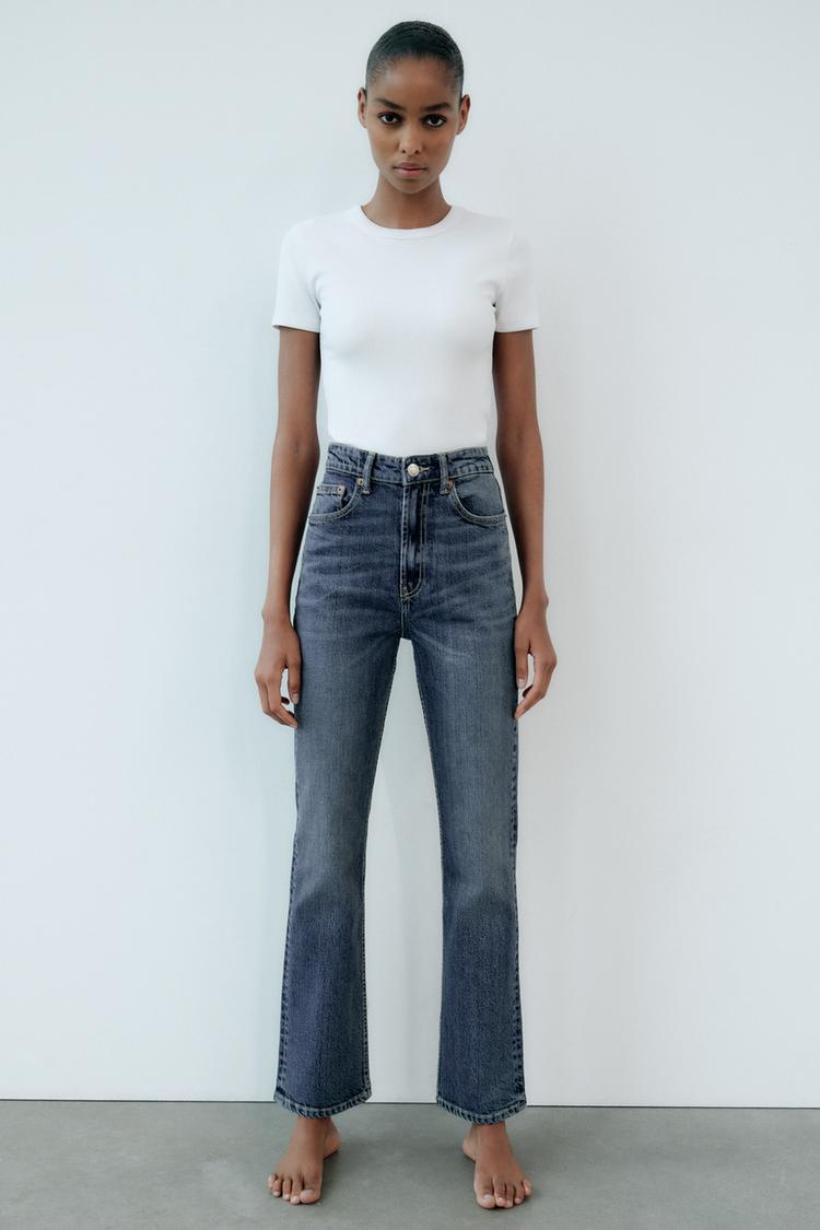 HIGH-RISE STOVE PIPE TRF JEANS