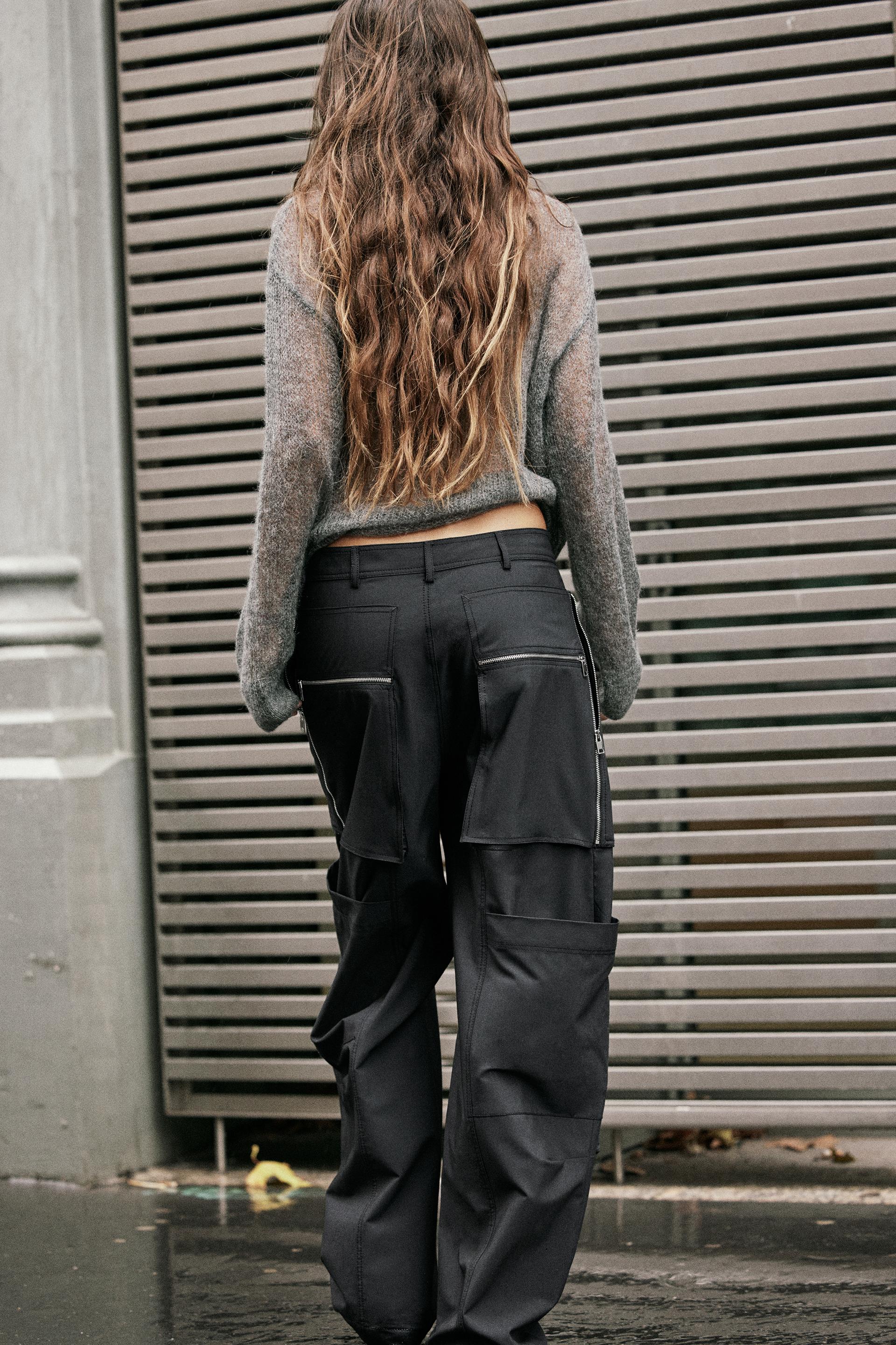 Zara Zippered Cargo Pants Zw Collection Big Apple Buddy zara-zippered-cargo-pants-zw-collection-big-apple-buddy