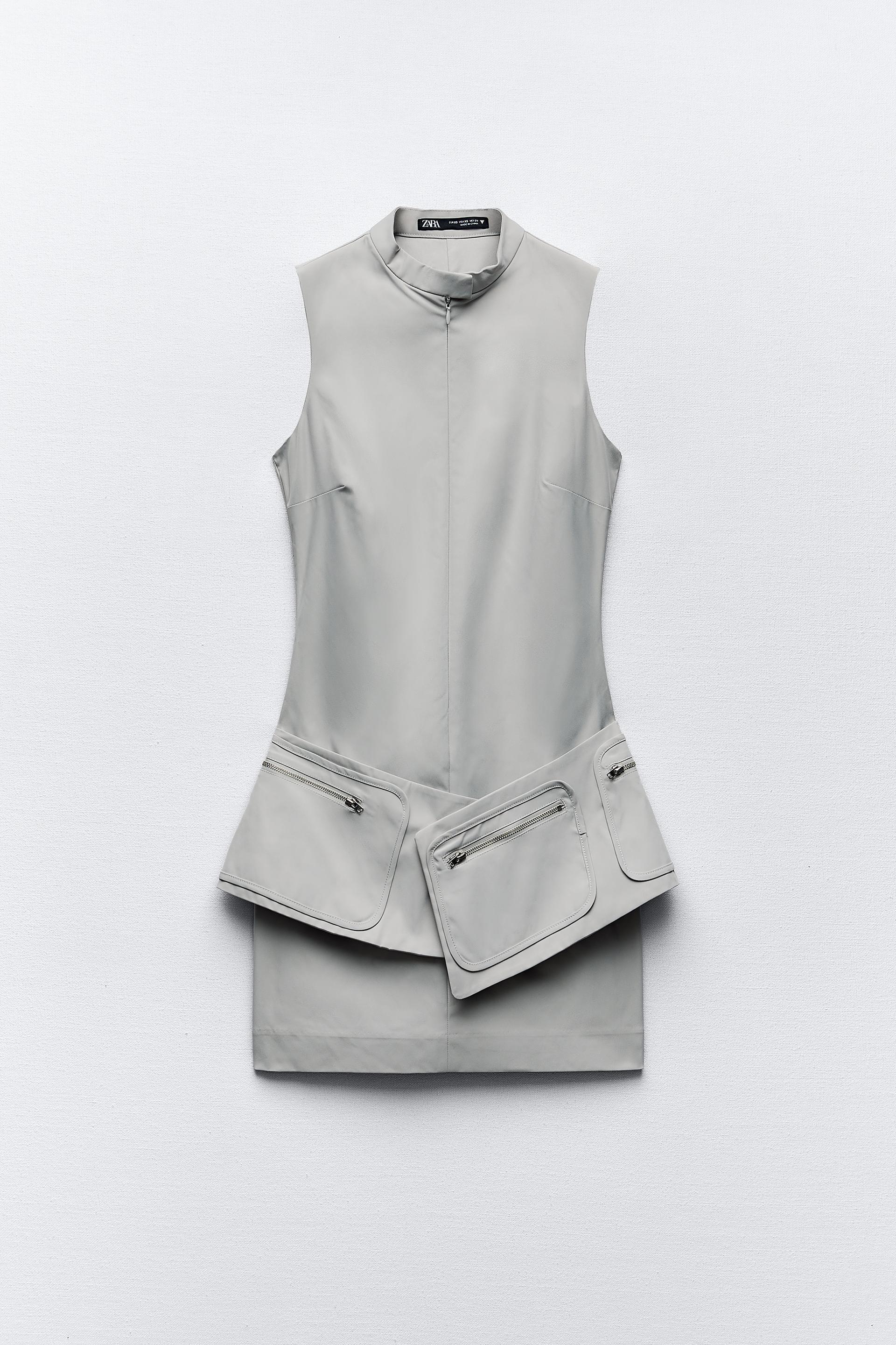 Zara dress with pockets sale