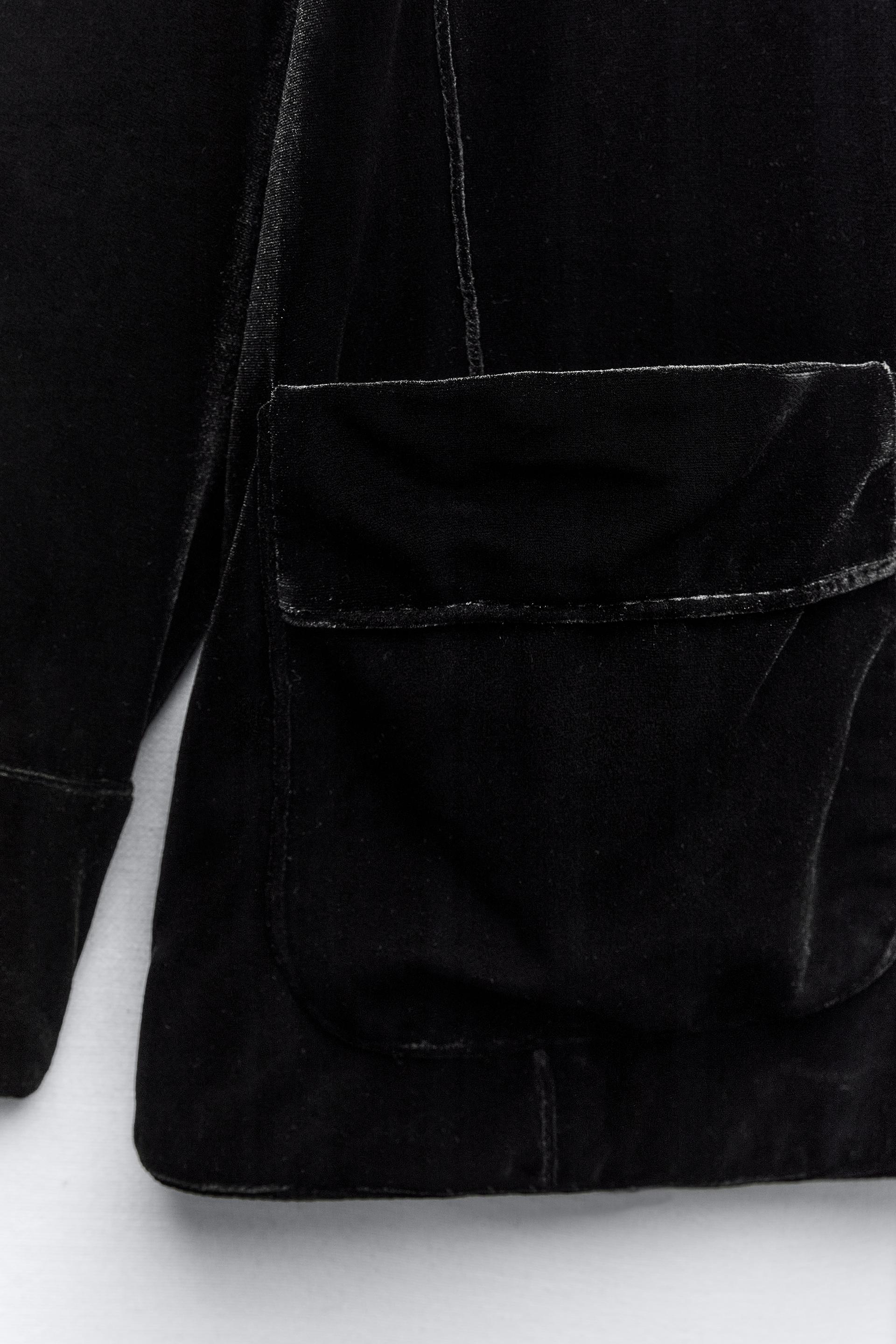 Шорты бархатные Zara