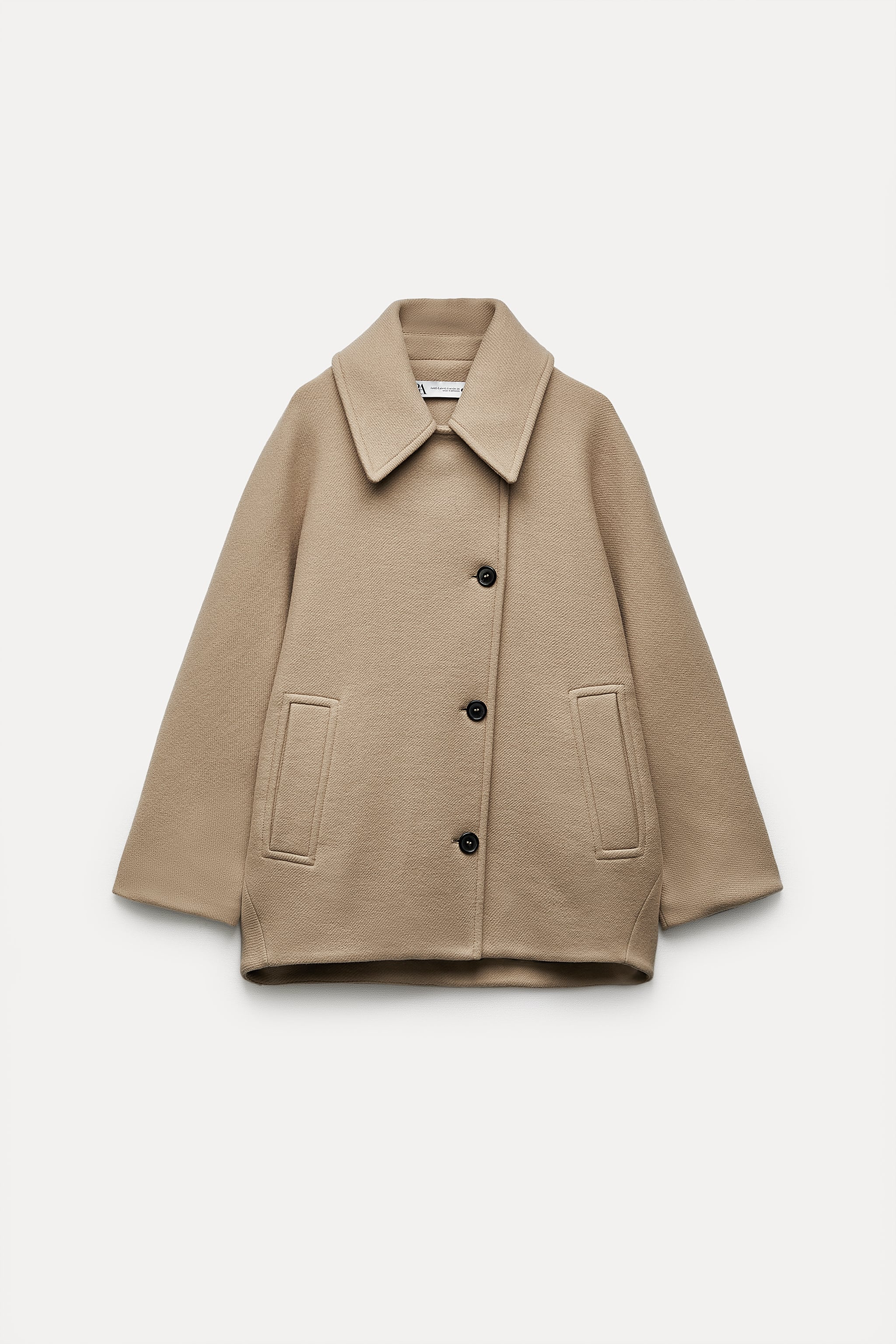 Zara WOOL BLEND SHORT COAT ZW COLLECTION | Mall of America®