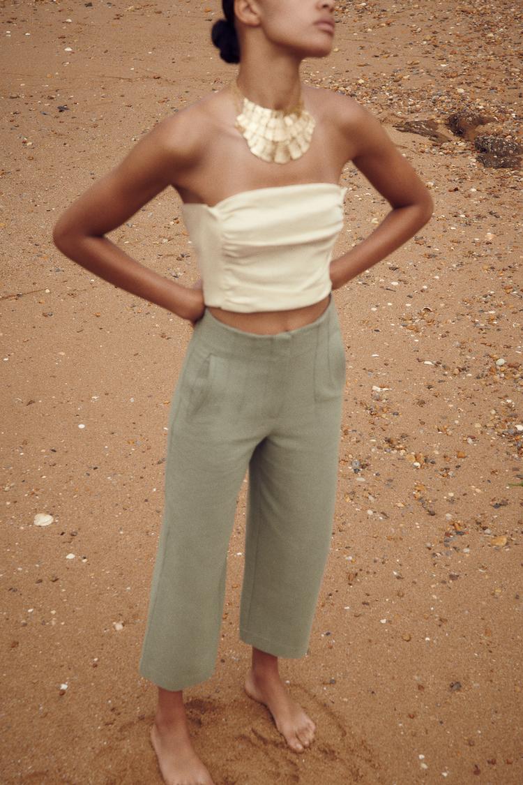 RUSTIC STRAIGHT-LEG TROUSERS