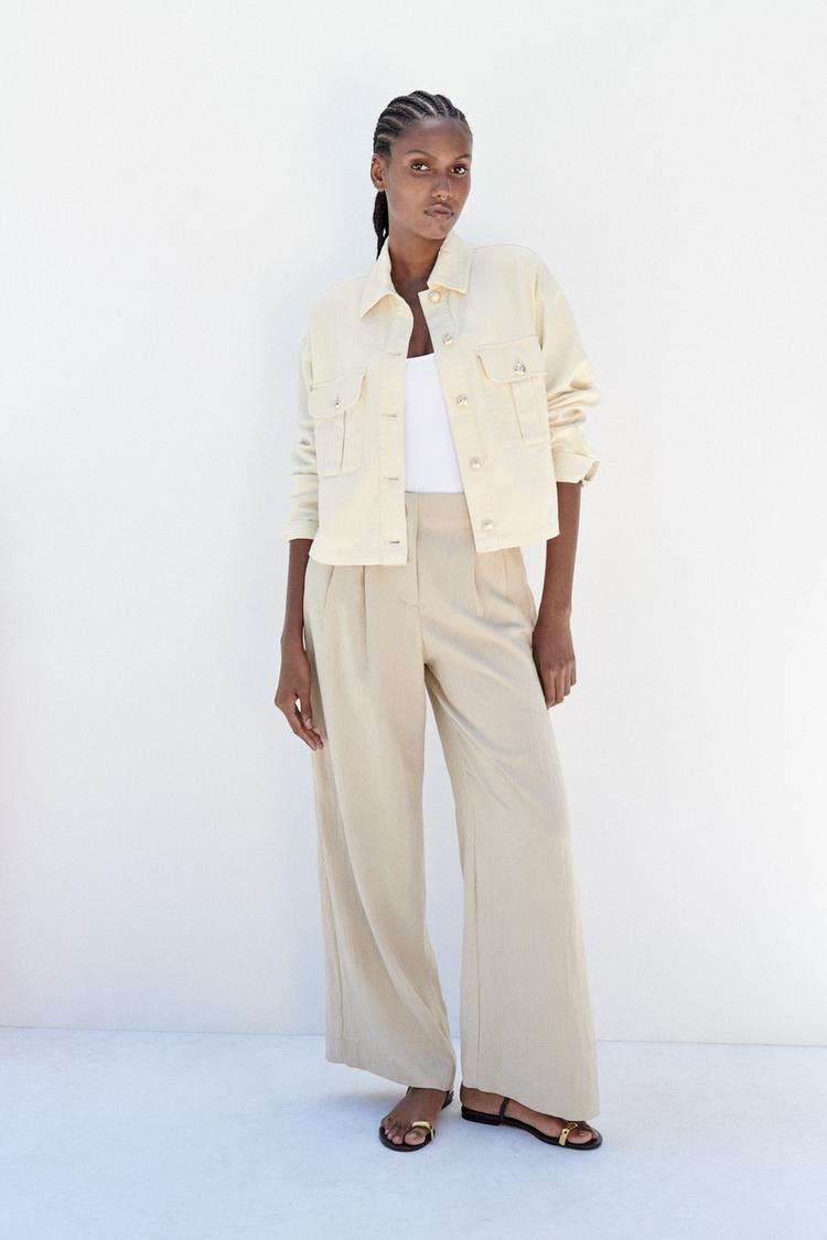 COTTON OVERSHIRT WITH GOLDEN BUTTONS