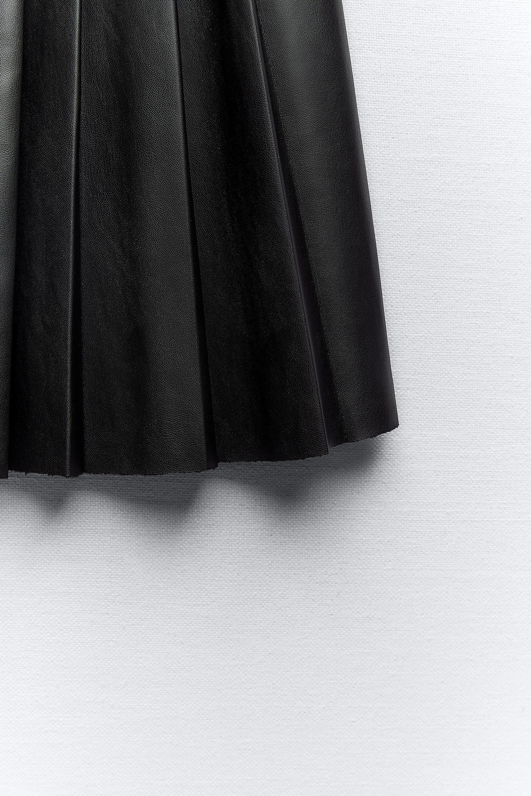 Zara FAUX LEATHER MINI SKIRT Mall of America