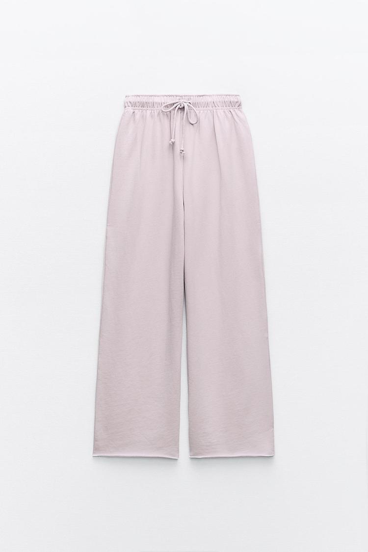 PLUSH WASHED EFFECT PANTS