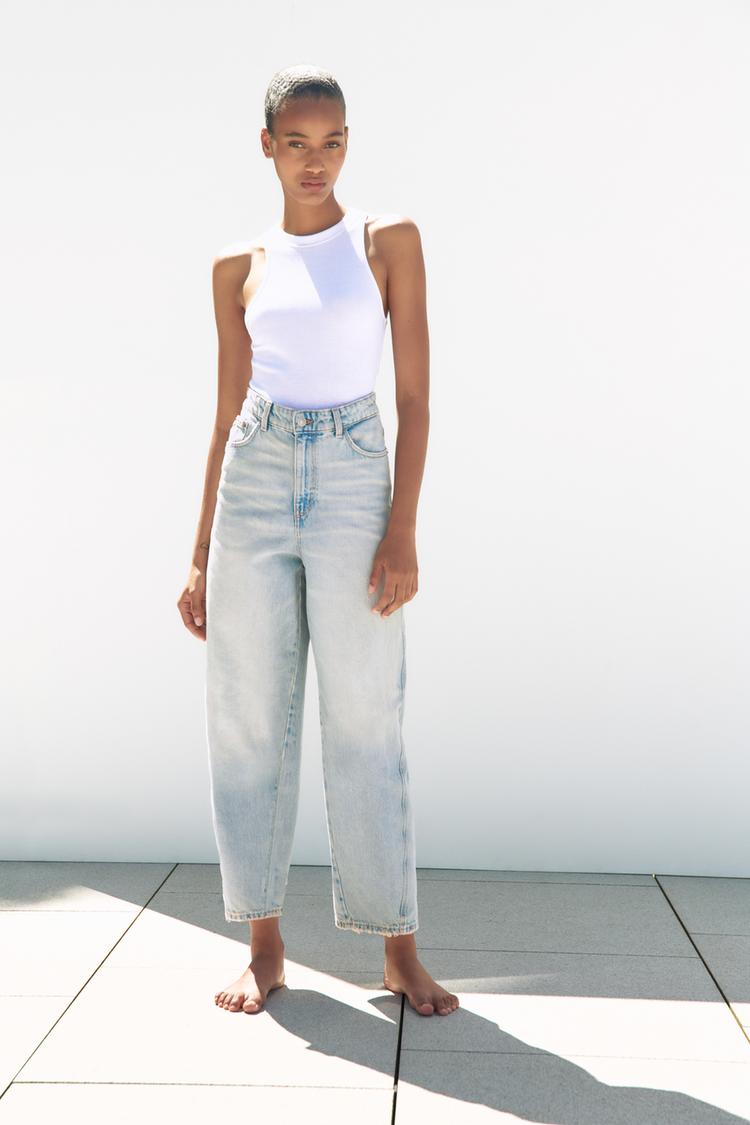 MID-RISE CARROT FIT TRF JEANS