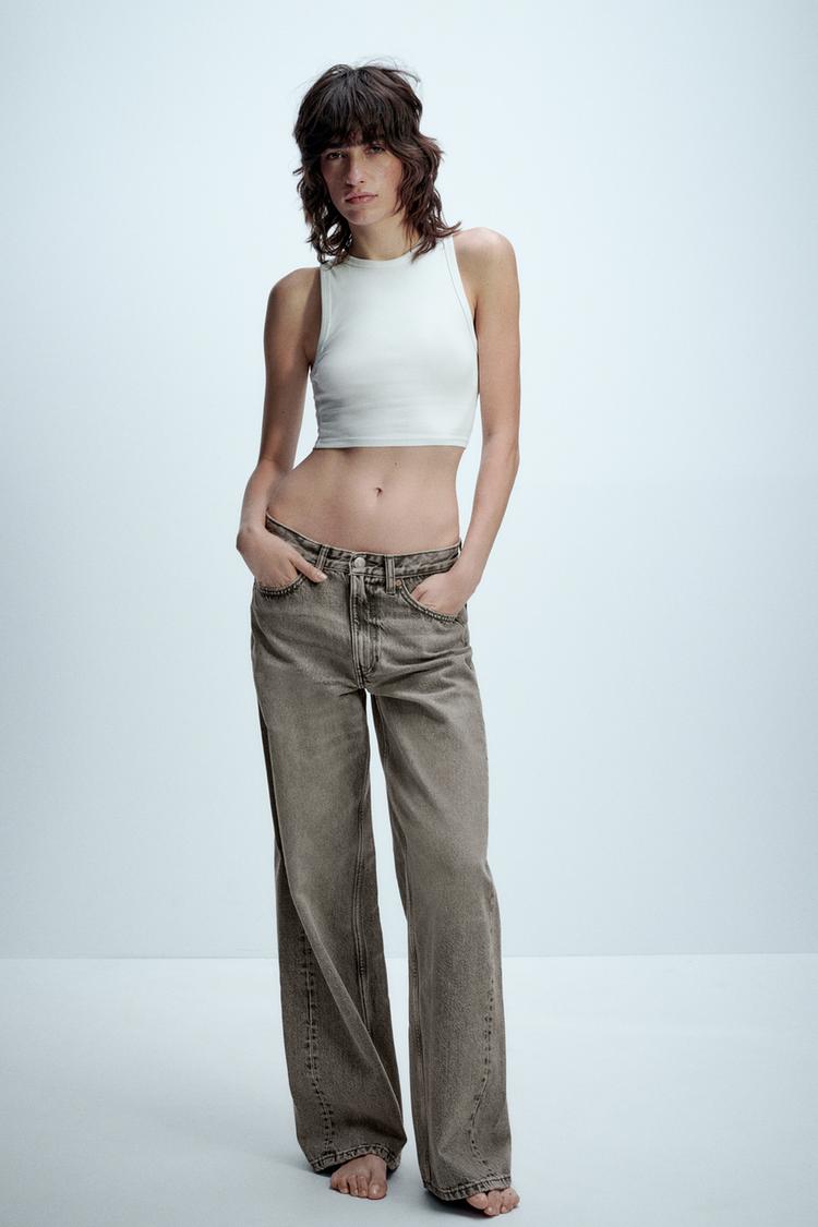 TRF WIDE-LEG MID-RISE FULL LENGTH JEANS