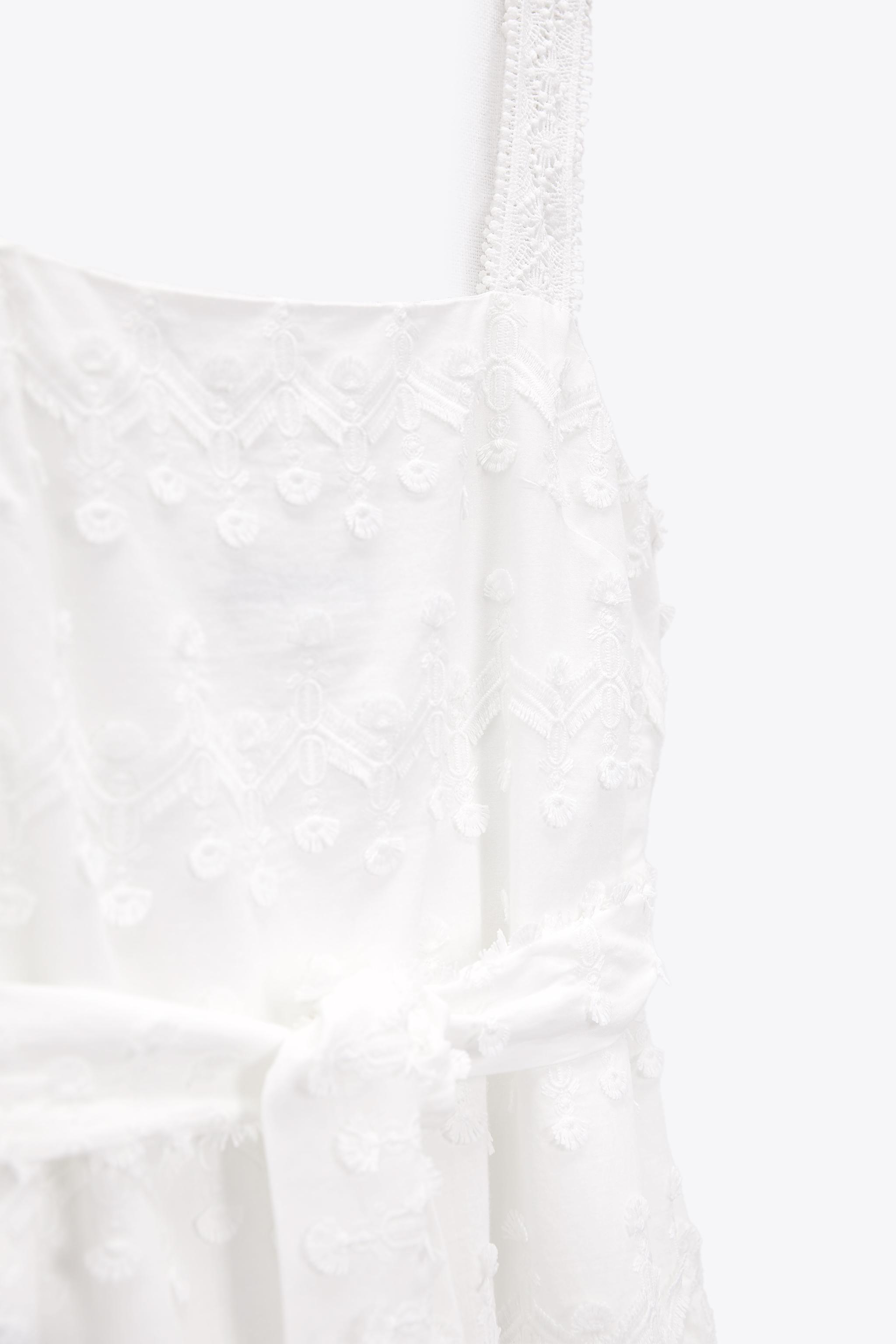 Zara TEXTURED FABRIC MIDI DRESS Mall of America®