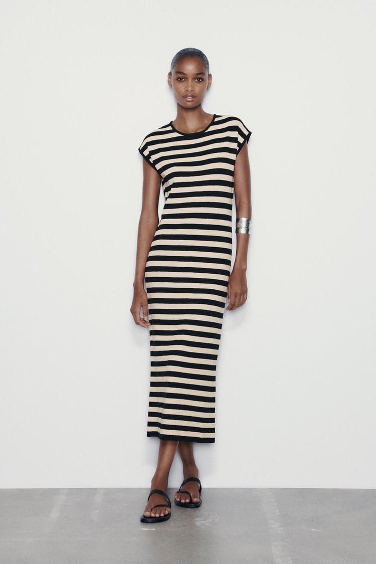STRIPED RUSTIC DRESS