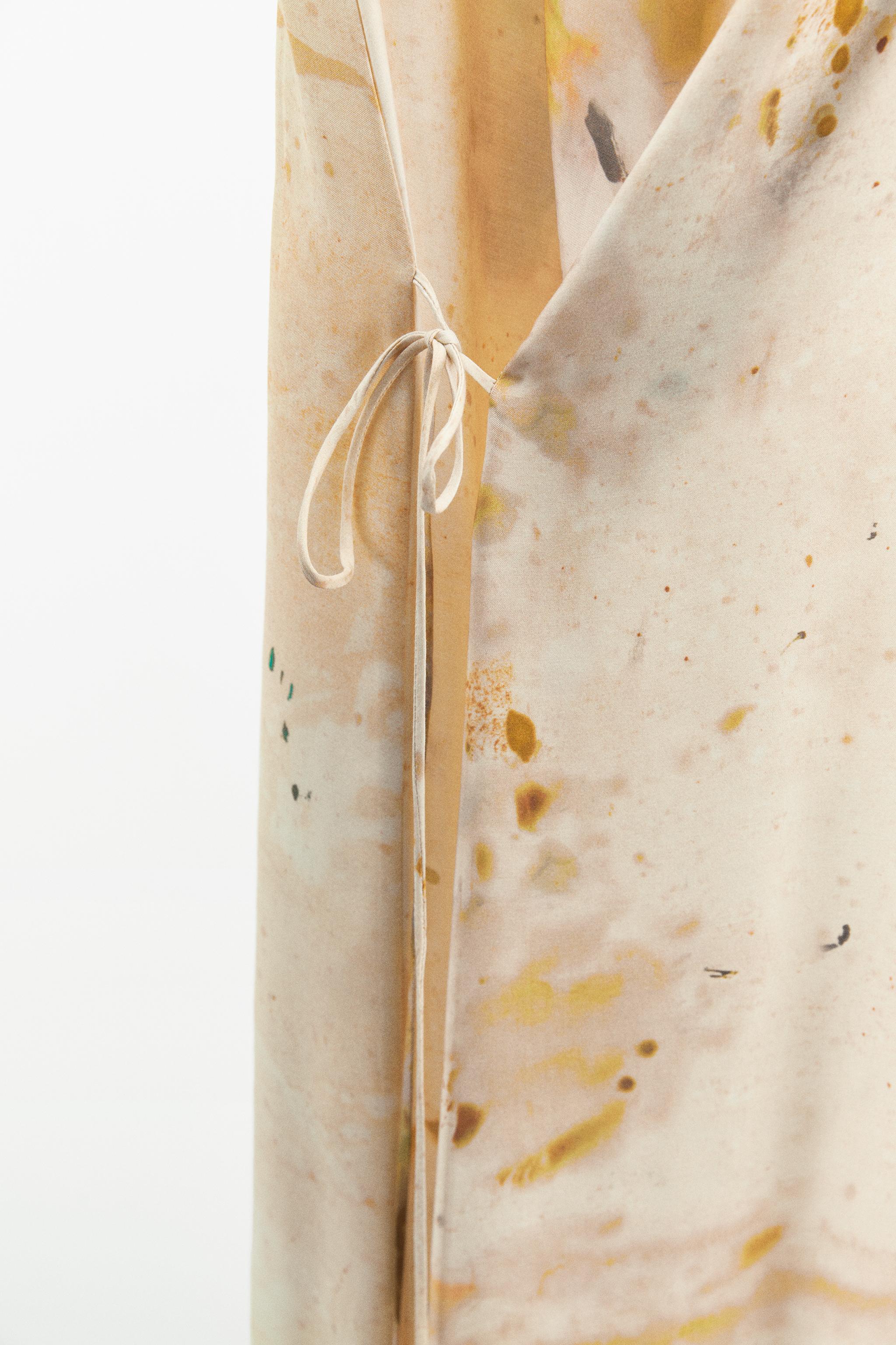 Zara PRINTED TIED DRESS Mall of America®