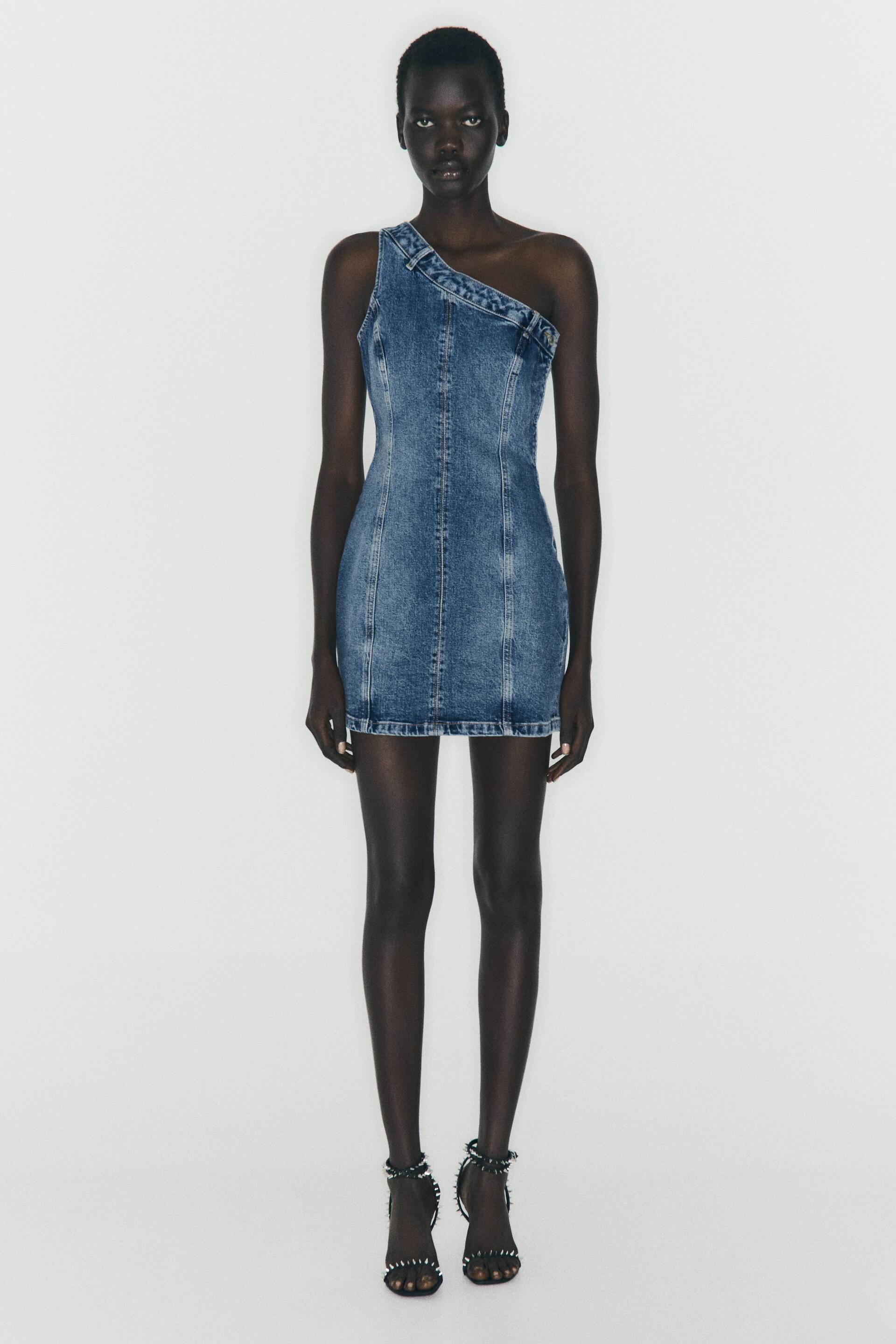 Compare TRF ASYMMETRIC DENIM DRESS | Mall of America Compare TRF ASYMMETRIC DENIM DRESS | Mall of America