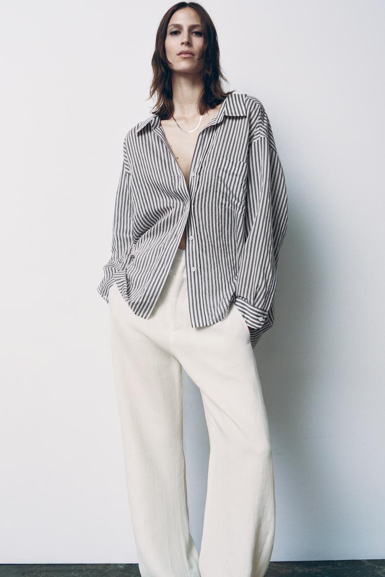 STRIPED OVERSIZE SHIRT