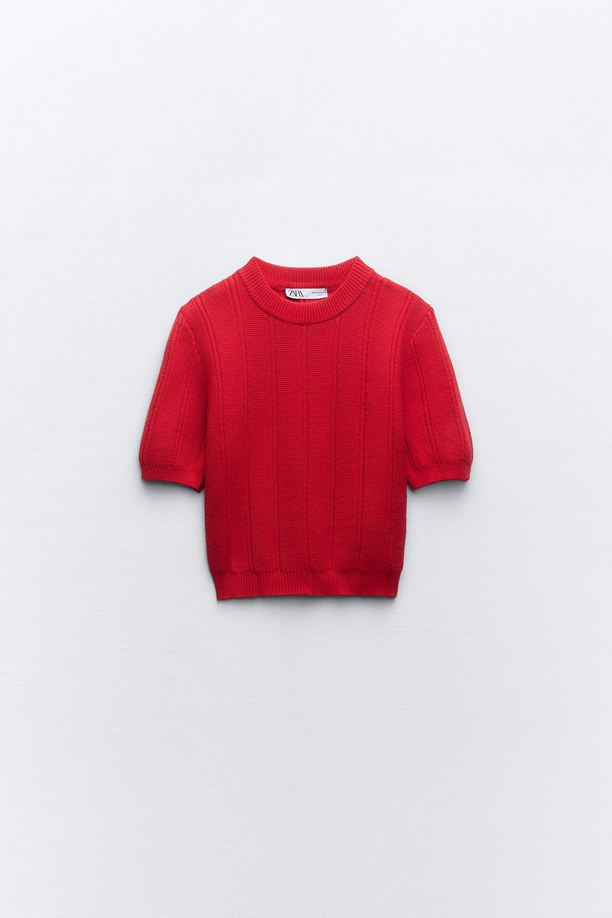 Zara CROP KNIT SWEATER Mall of America®