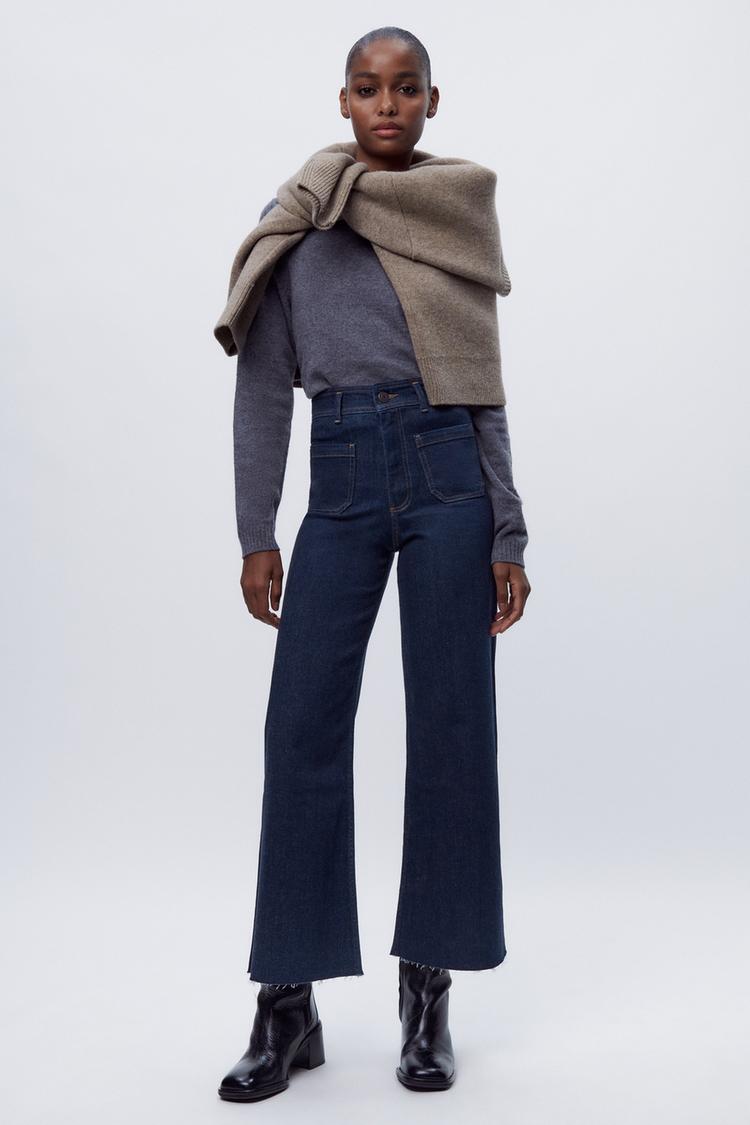 ZW MARINE HIGH RISE STRAIGHT POCKET JEANS