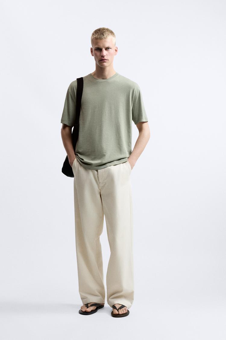 COTTON - LINEN T-SHIRT