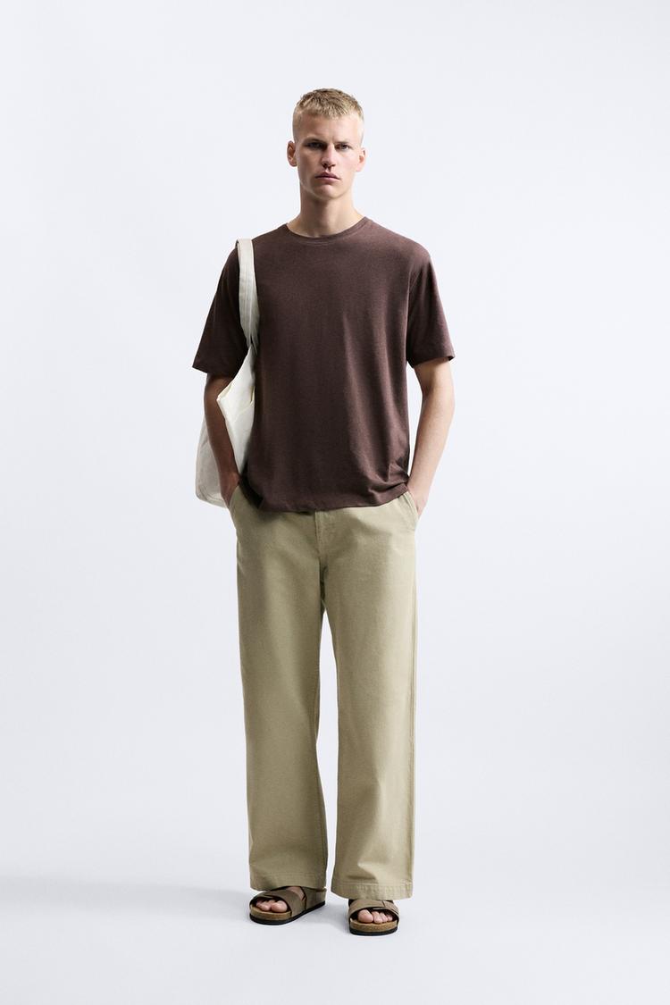 COTTON - LINEN T-SHIRT