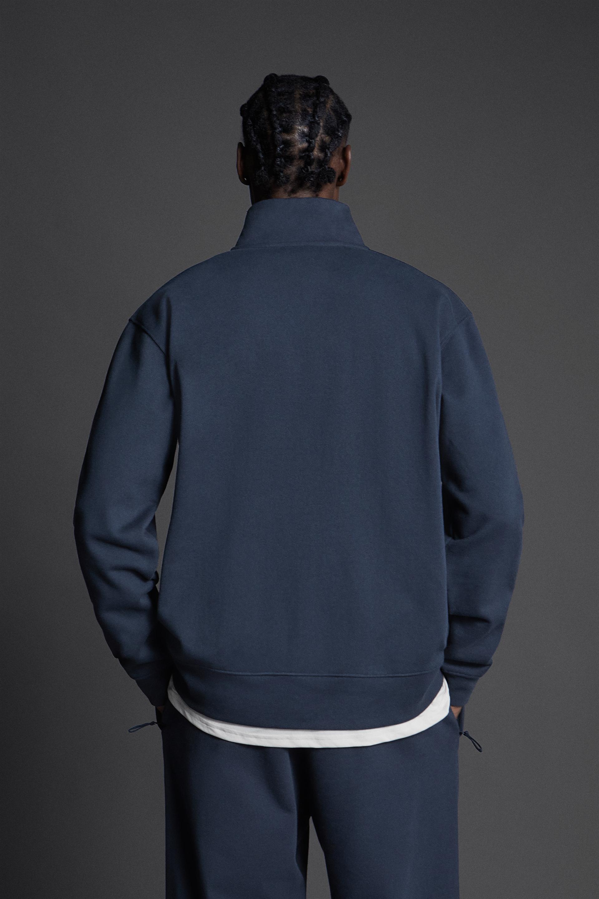 Adidas Navy zip track 90s