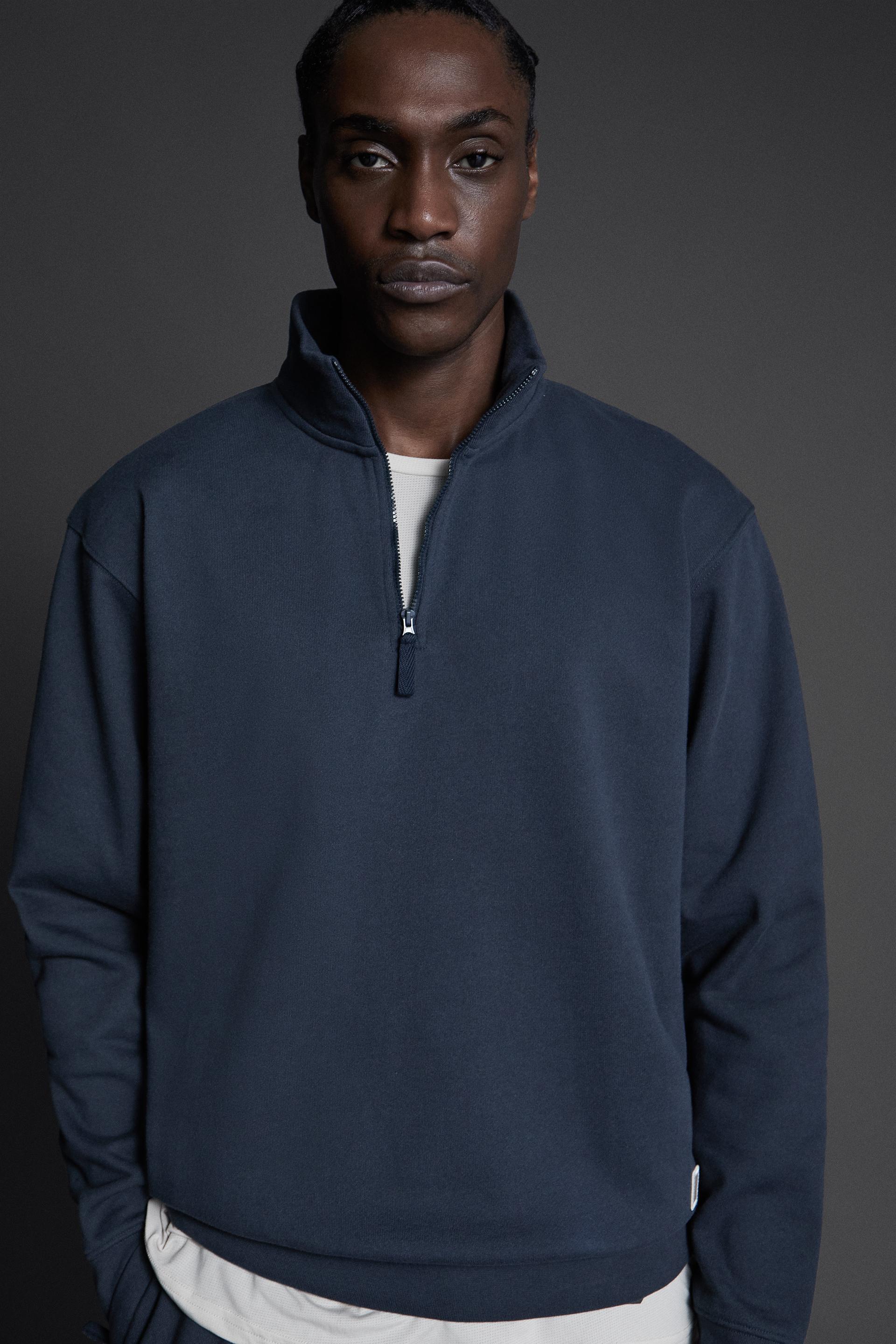 Adidas Navy zip track 90s