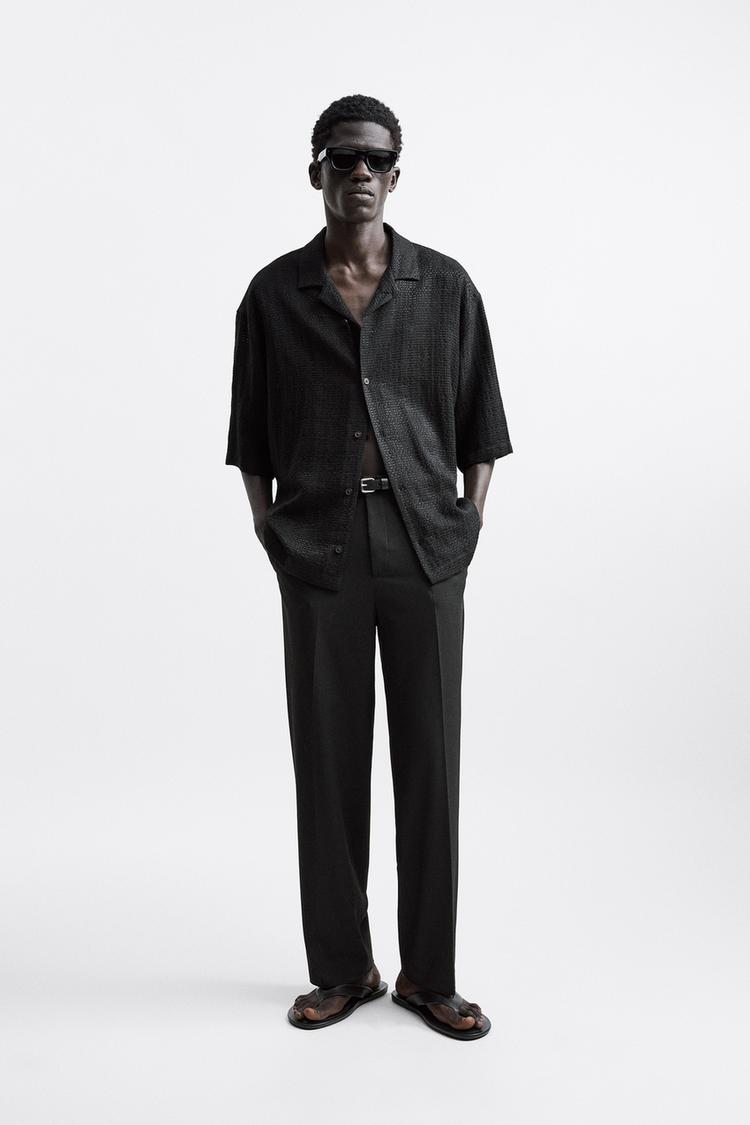 EMBROIDERED JACQUARD SHIRT