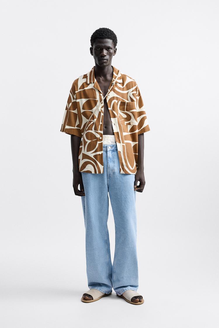 GEOMETRIC PRINT SHIRT