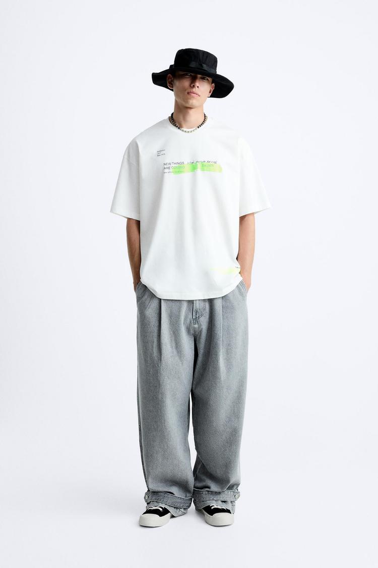 SLOGAN PRINT T-SHIRT