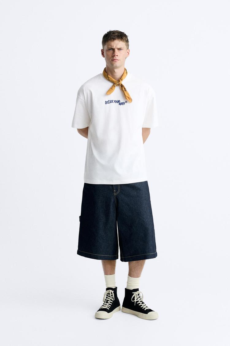 SLOGAN PRINT T-SHIRT