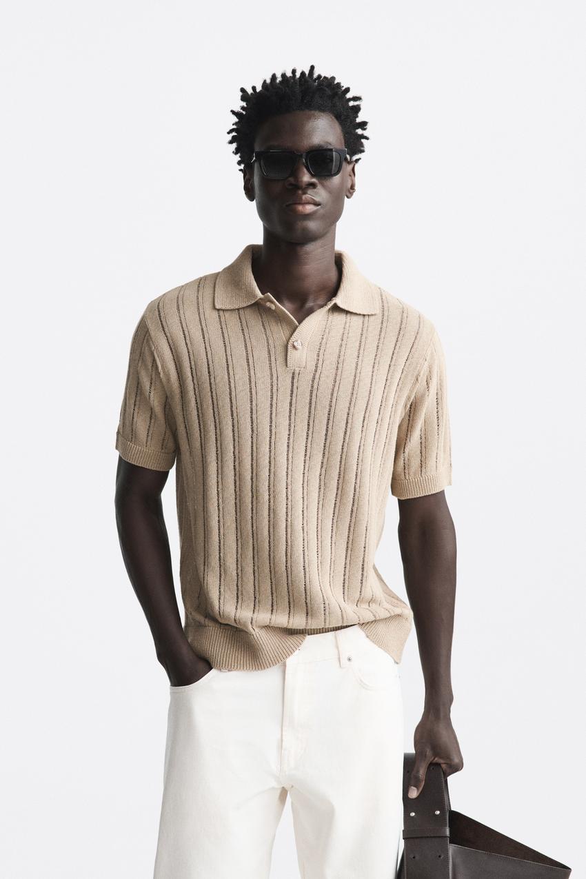 Zara White Ribbed Knit Top v9306.1blu.de