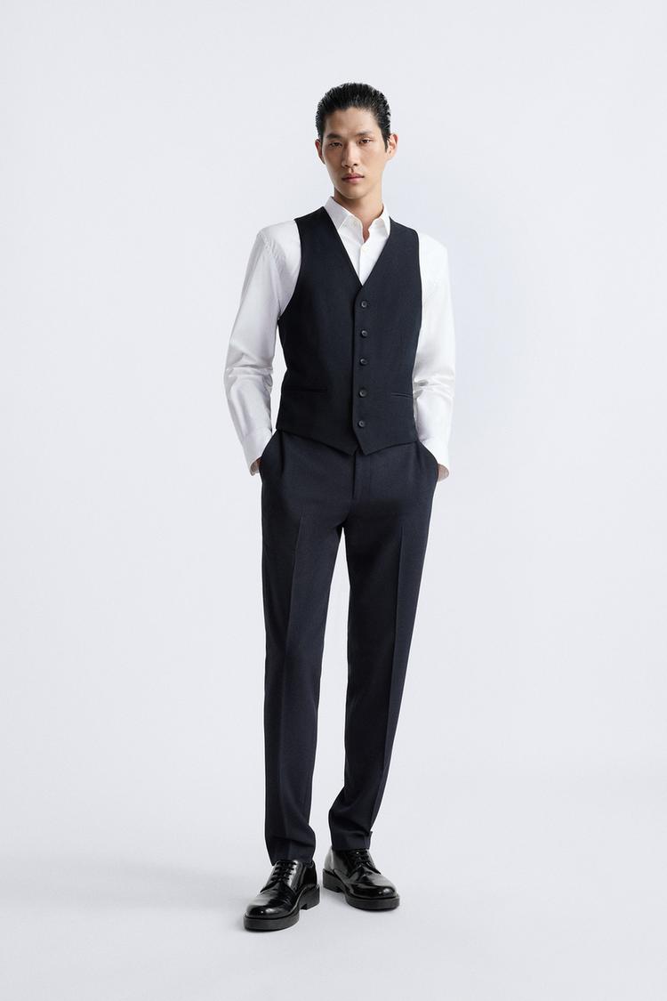 SLIM-FIT SUIT WAISTCOAT