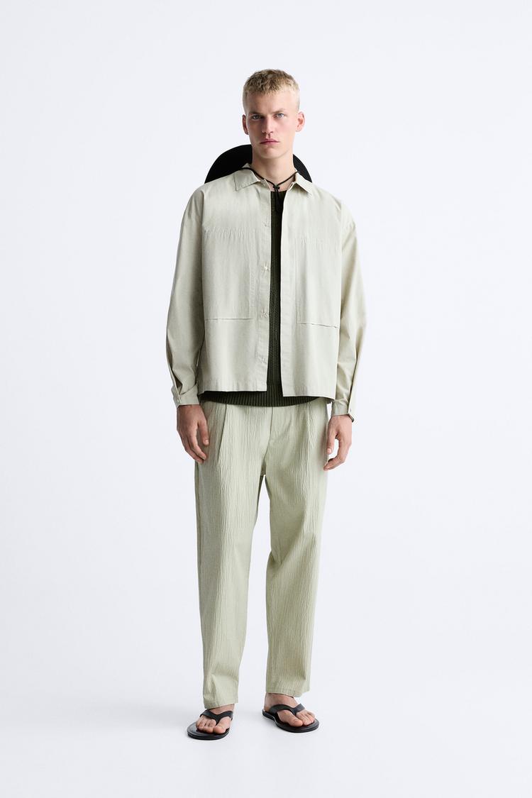 COTTON SHIRT WITH POCKETS